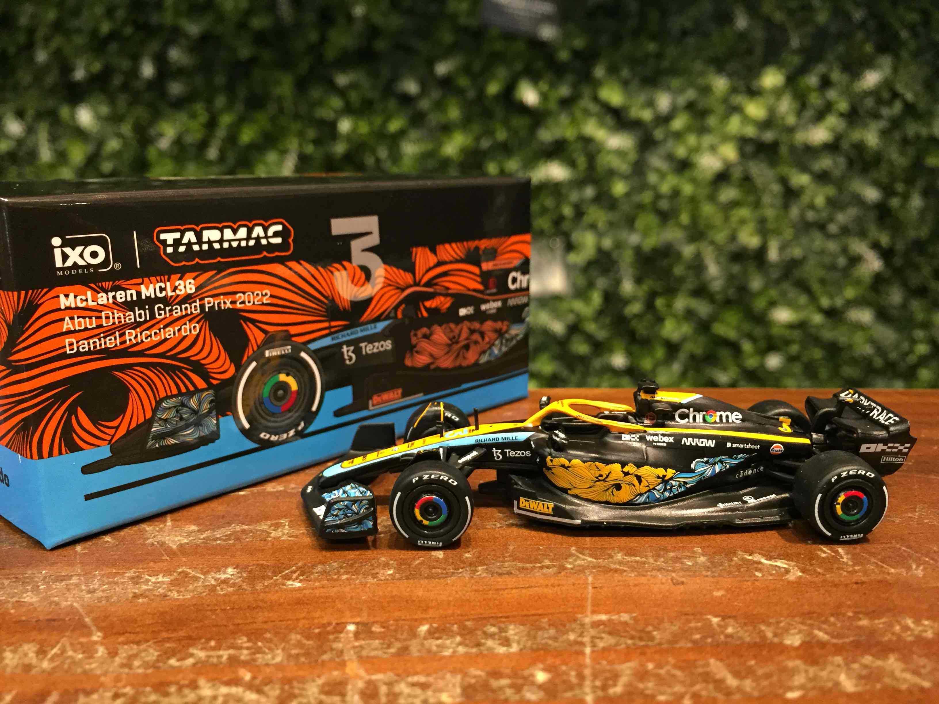 1/64 Tarmac McLaren MCL36 Daniel Ricciardo T64GF041DR3【MGM】