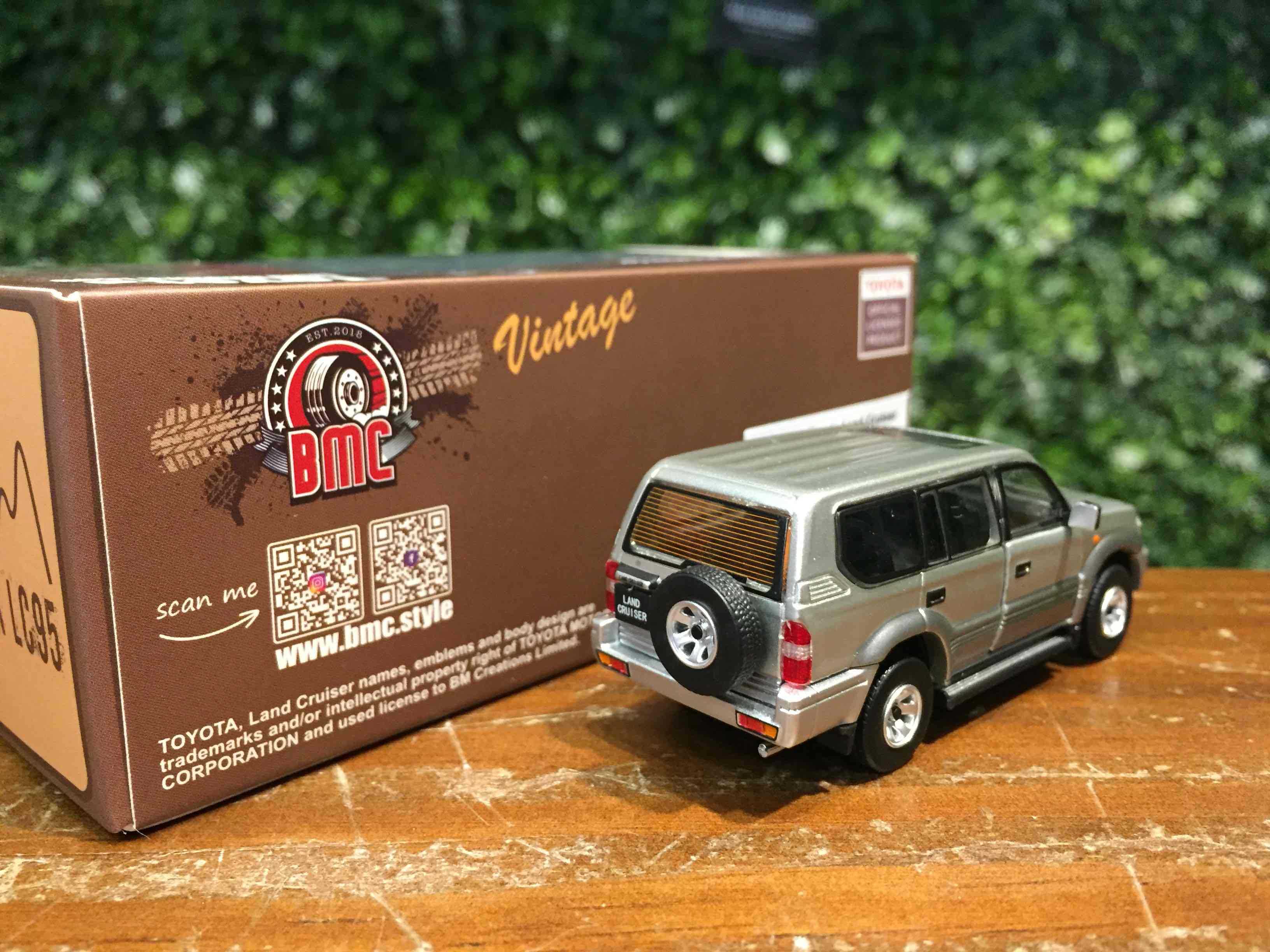 1/64 BMC Toyota Land Cruiser Prado LC95 Silver 64B0351【MGM】