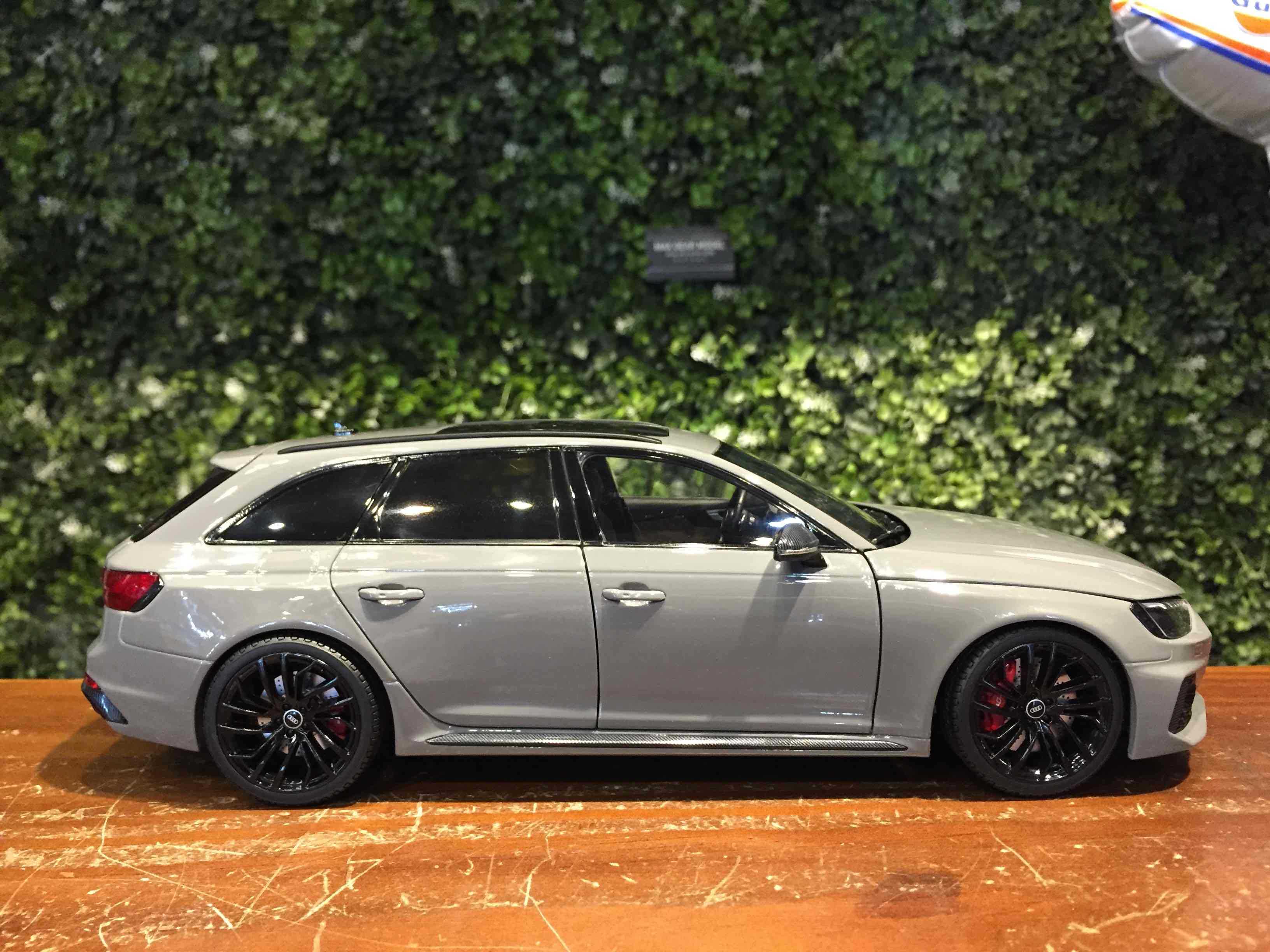 1/18 KiloWorks Audi RS4 Avant Nardo Grey KLW000401【MGM】