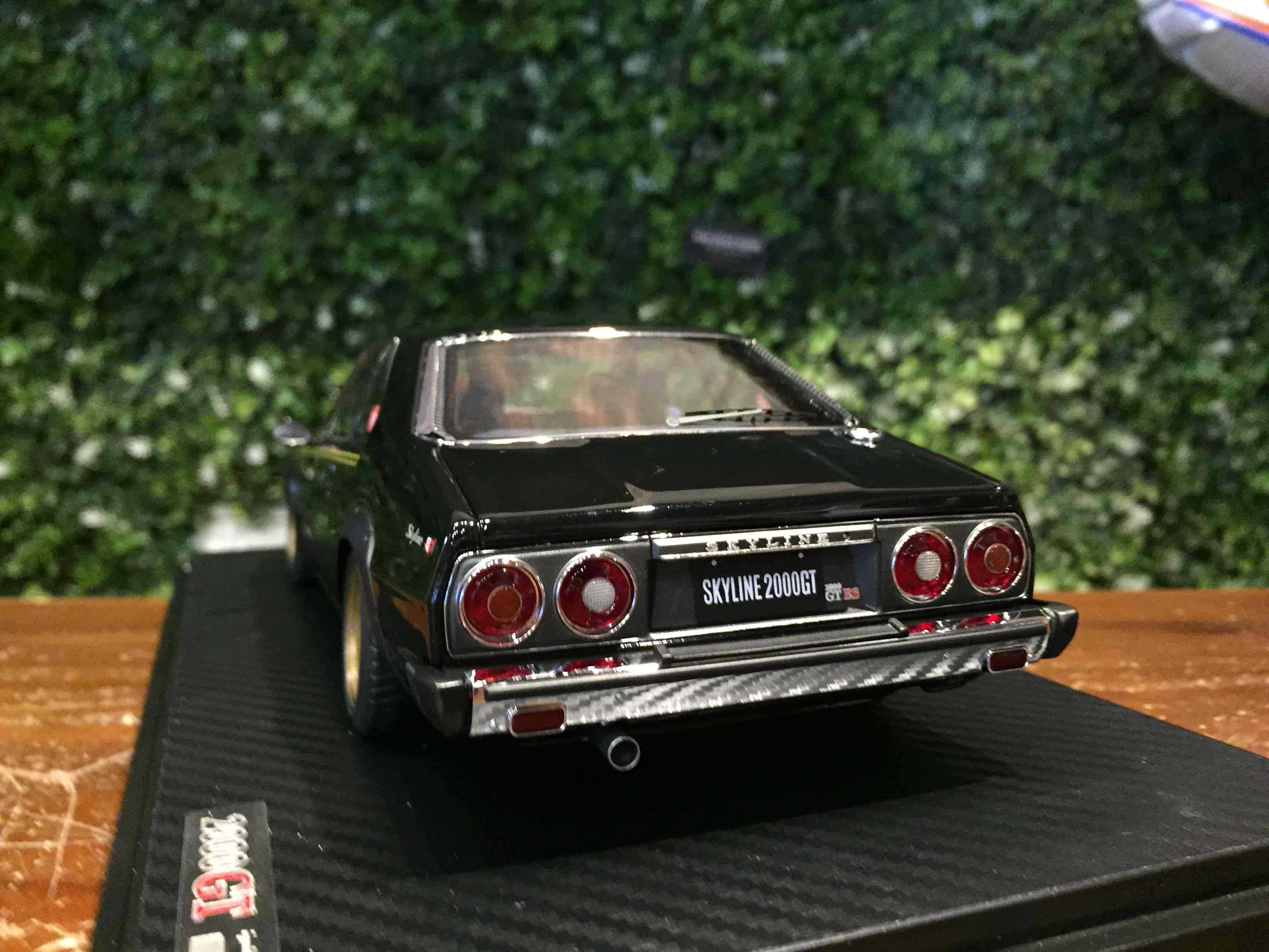 1/18 Ignition Nissan Skyline 2000 GT-ES (C210) IG3466【MGM】