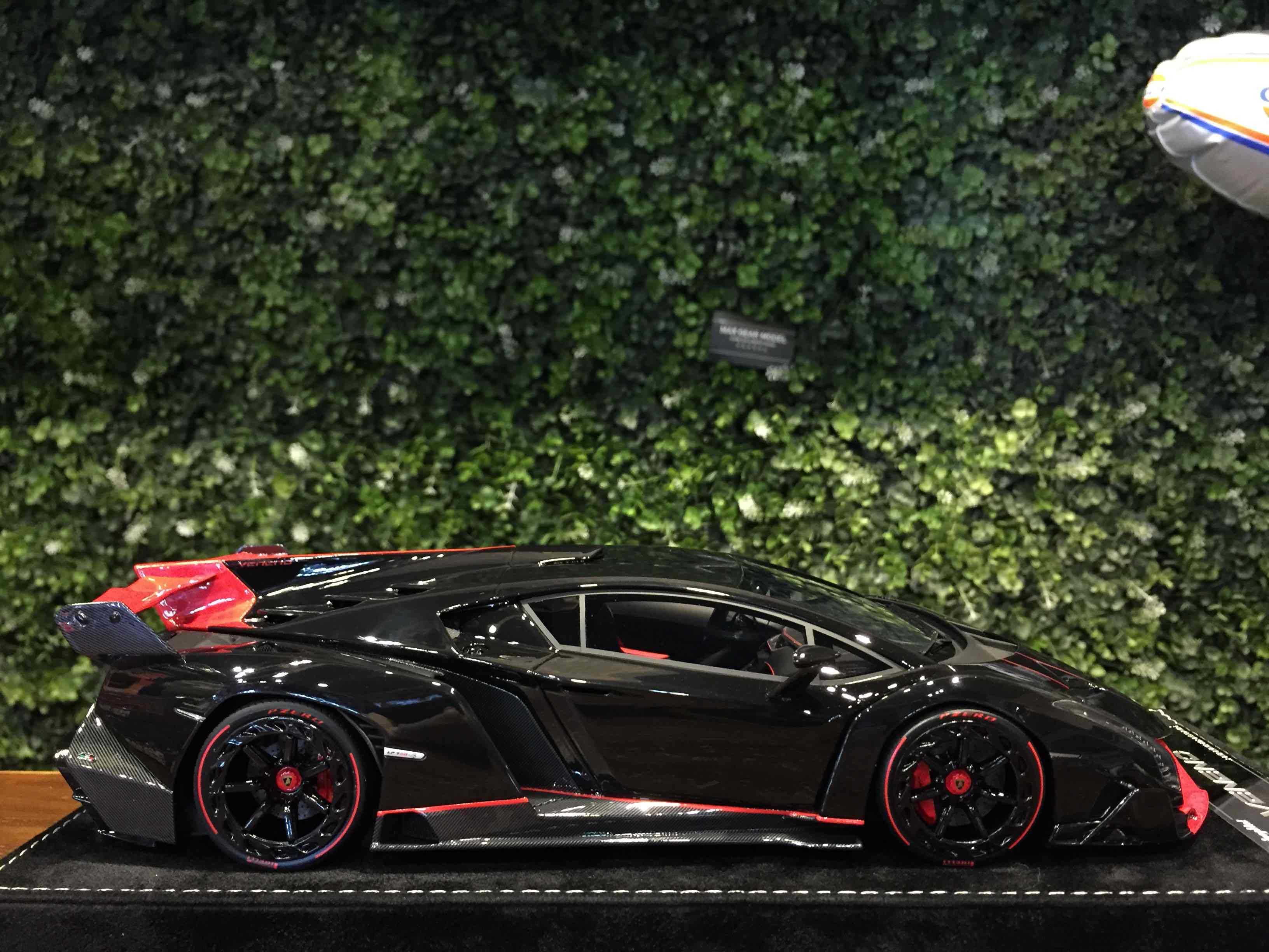 1/18 HH Model Lamborghini Veneno Black HHJL231009L【MGM】