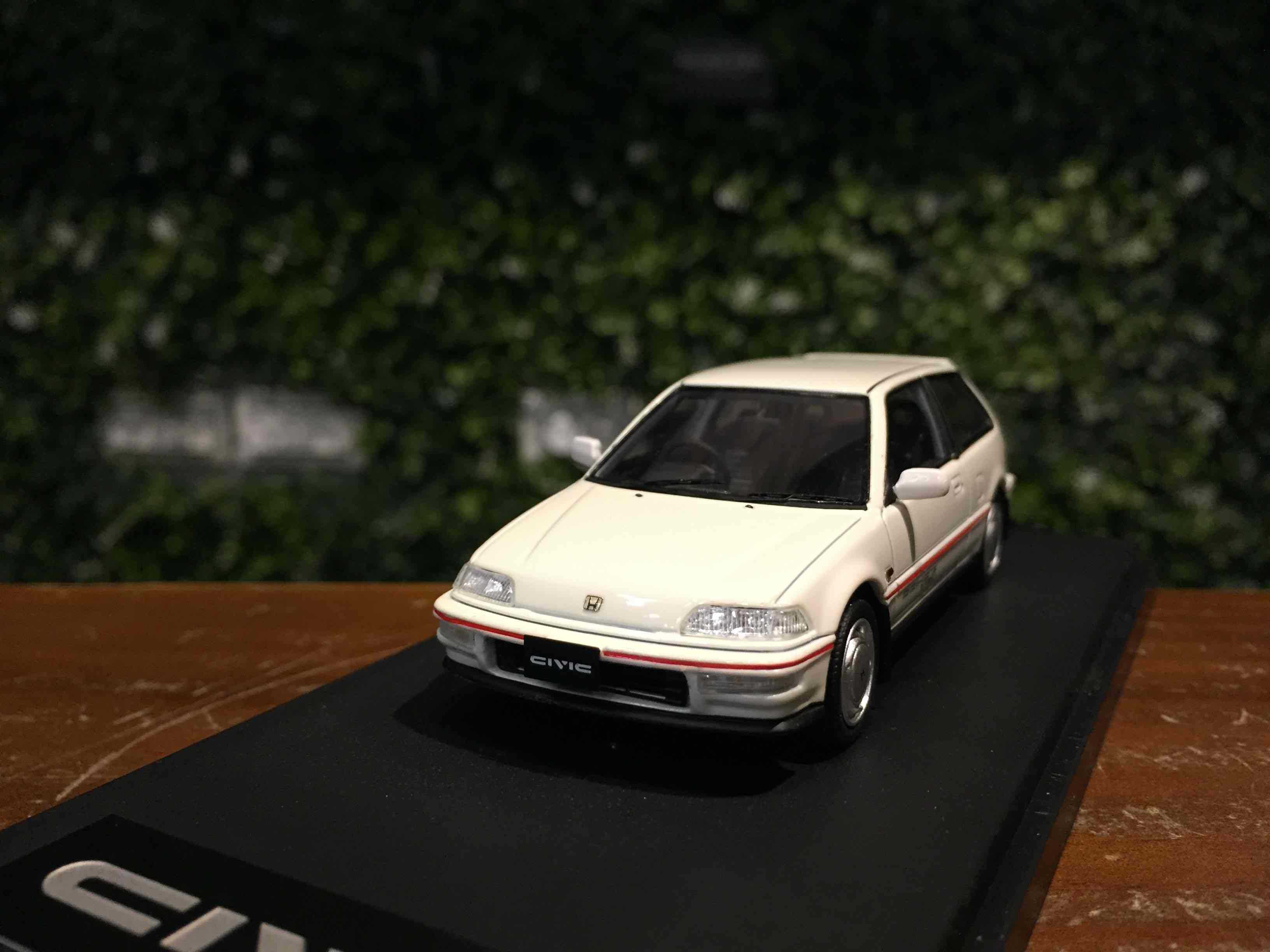 1/43 Mark43 Honda Civic (EF9) SiR Ⅱ White PM4396W【MGM】 - Max