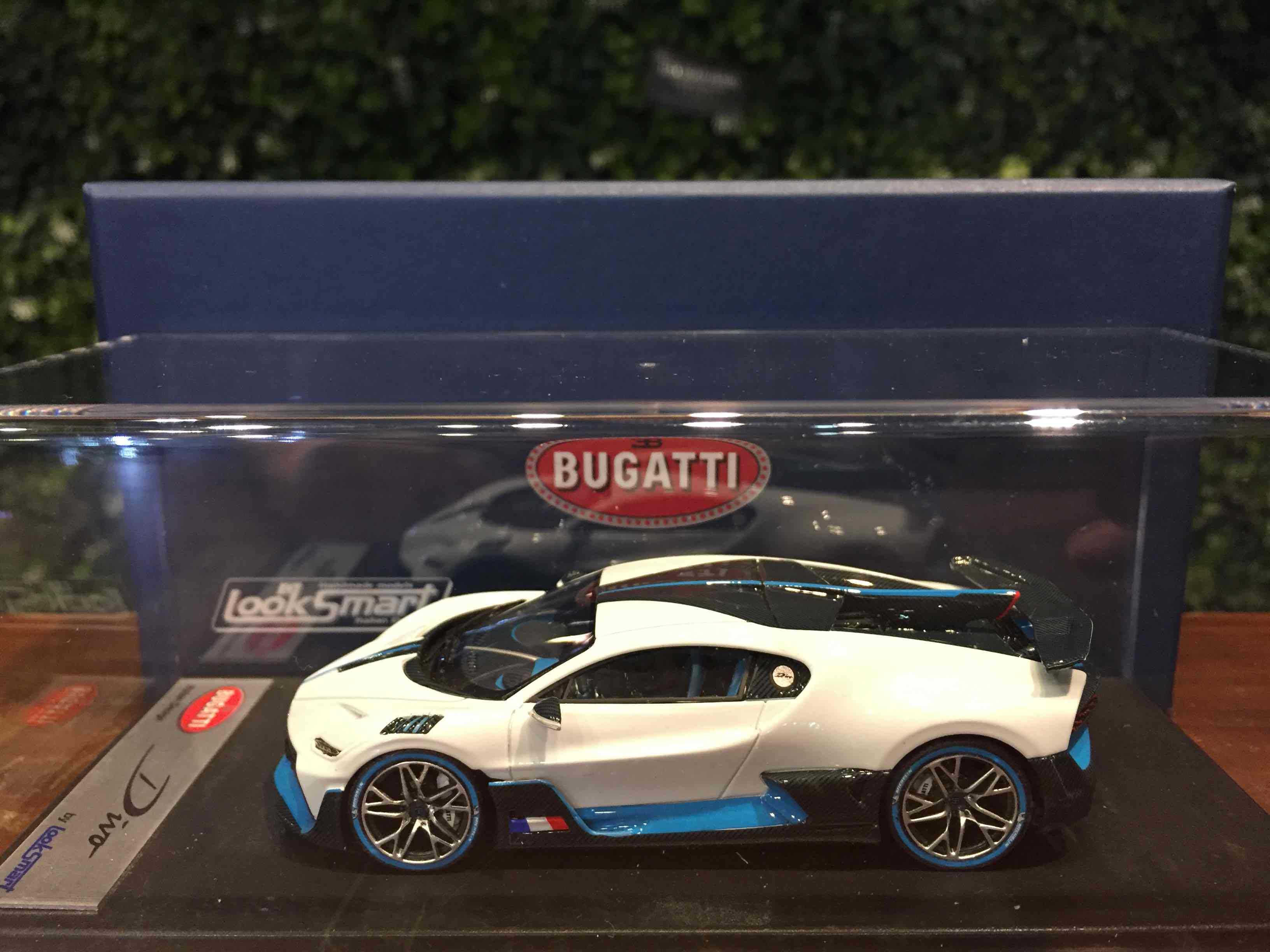 1/43 LookSmart Bugatti Divo Quartz White Glossy LS497B【MGM】