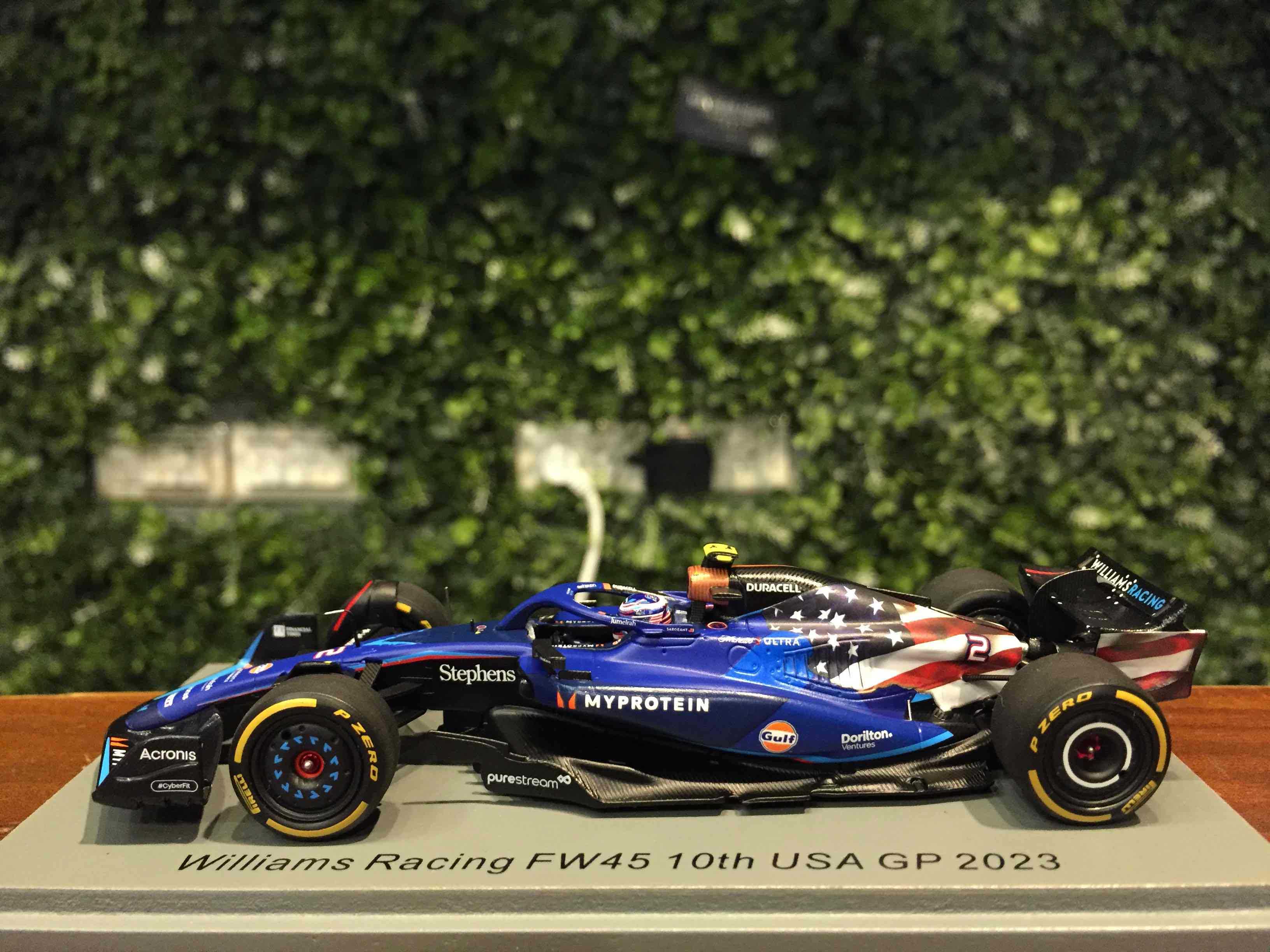 1/43 Spark Williams F1 FW45 Logan Sargeant 2023 S8918【MGM】