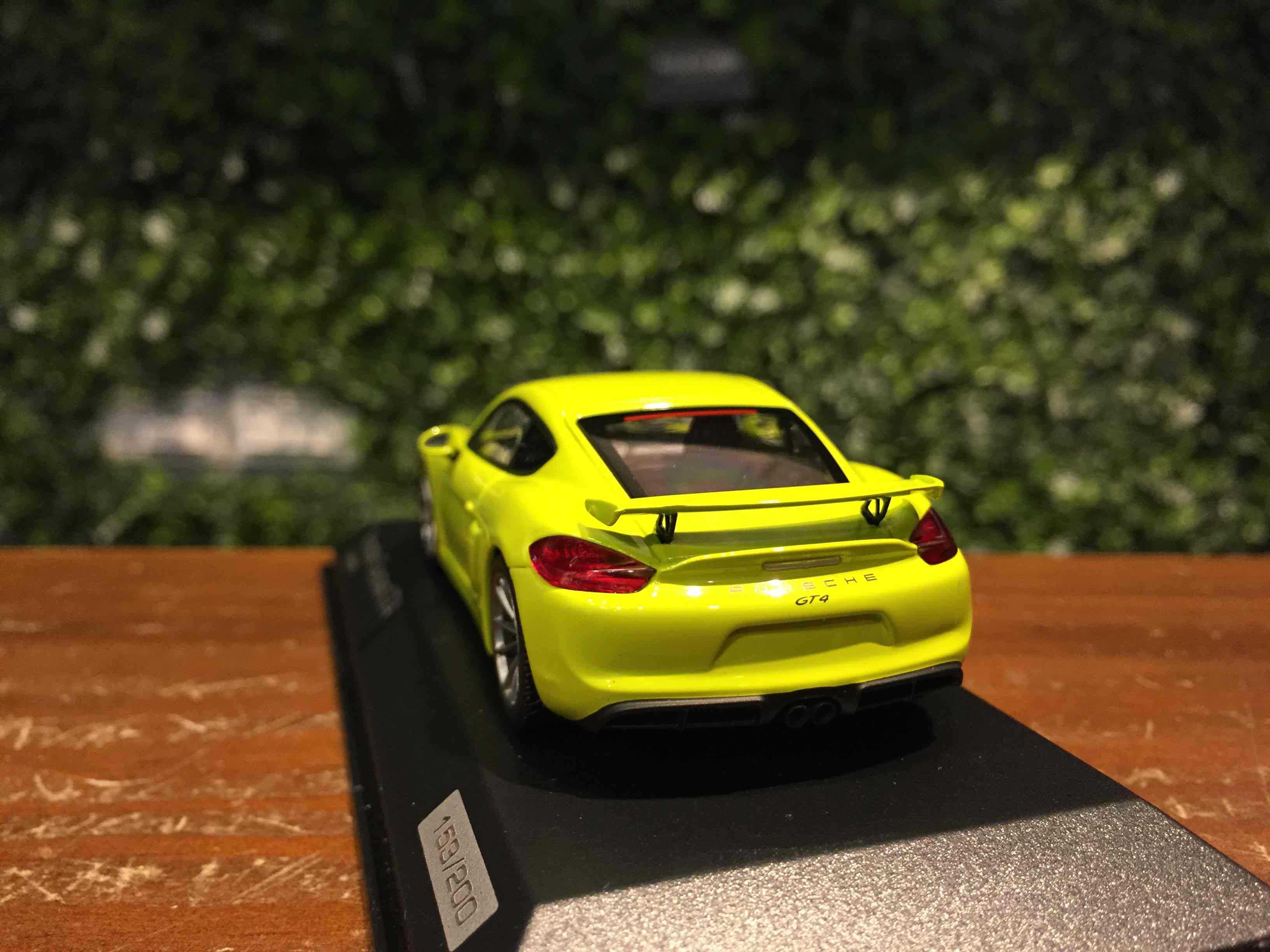 1/43 Minichamps Porsche 718 Cayman GT4 Green CA04316075【MGM】