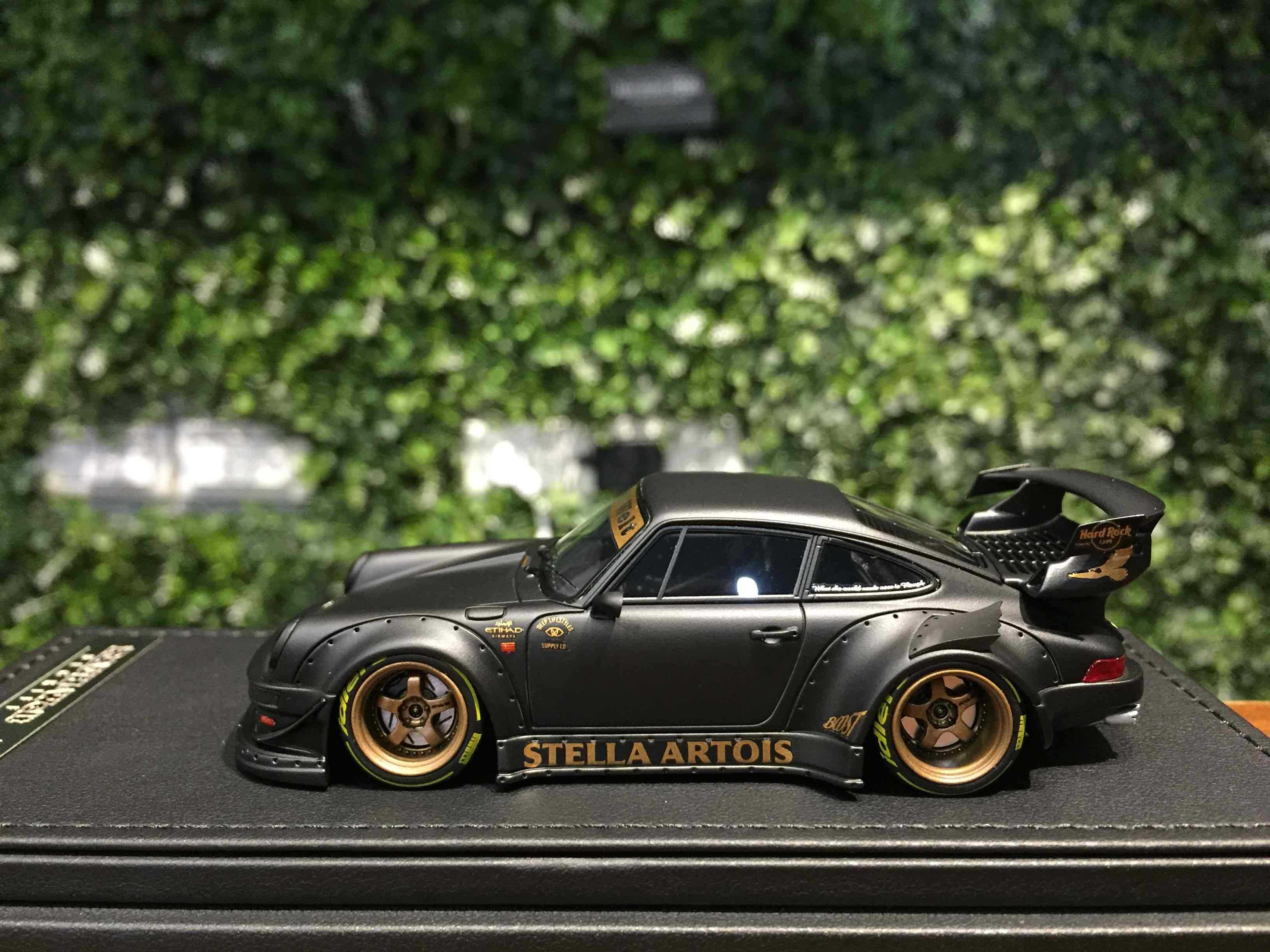 1/43 Ignition RWB Porsche 911 (964) Matte Black IG2523【MGM 1/43 Ignition RWB Porsche 911 (964) Matte Black IG2523【MGM