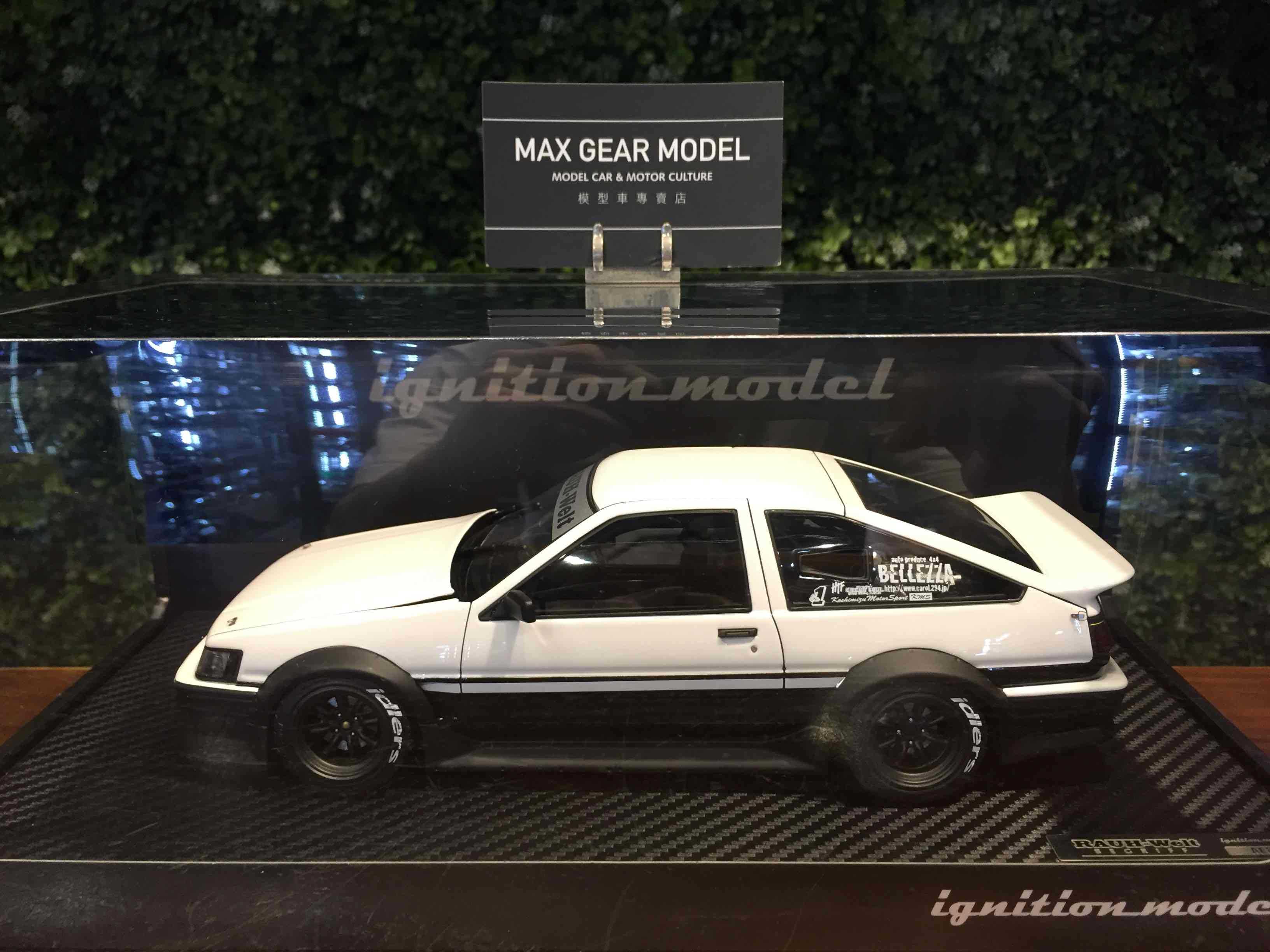 1/18 Ignition RWB Toyota AE86 White/Black IG2612【MGM】