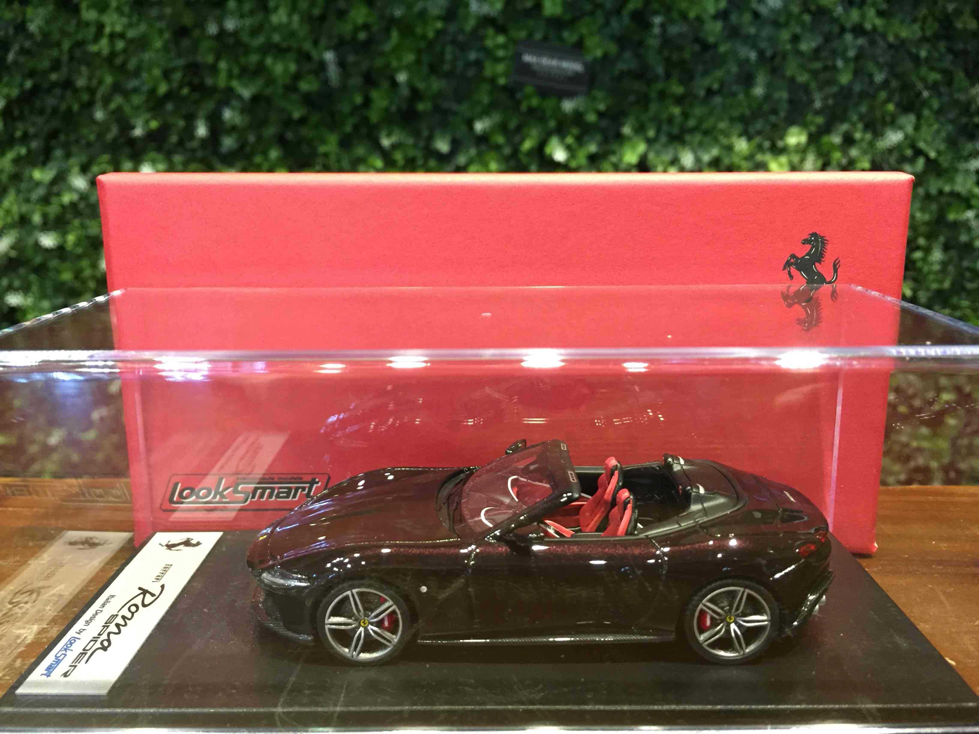 1/43 LookSmart Ferrari Roma Spider Nero LS549B【MGM】