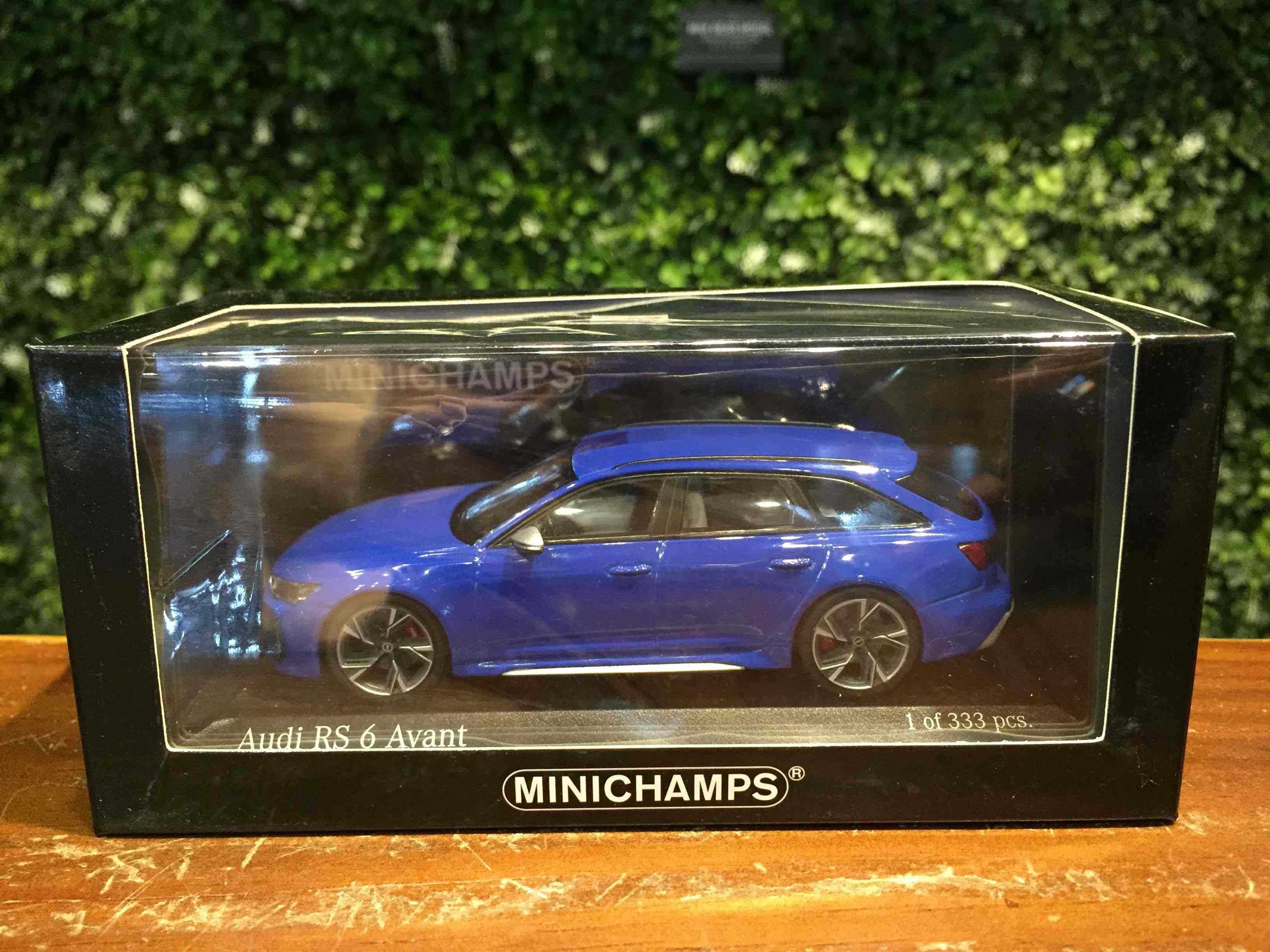 1/43 Minichamps Audi RS6 (C8) Avant 2020 Blue 413018015【MGM】