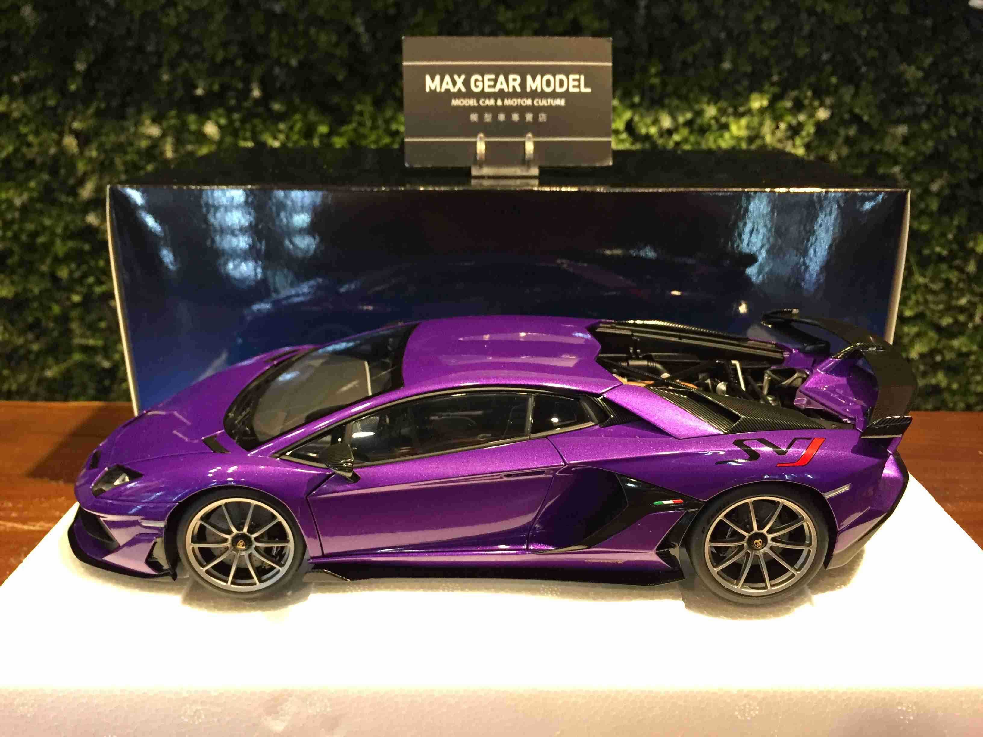 1/18 AUTOart Lamborghini Aventador SVJ Purple 79179【MGM】