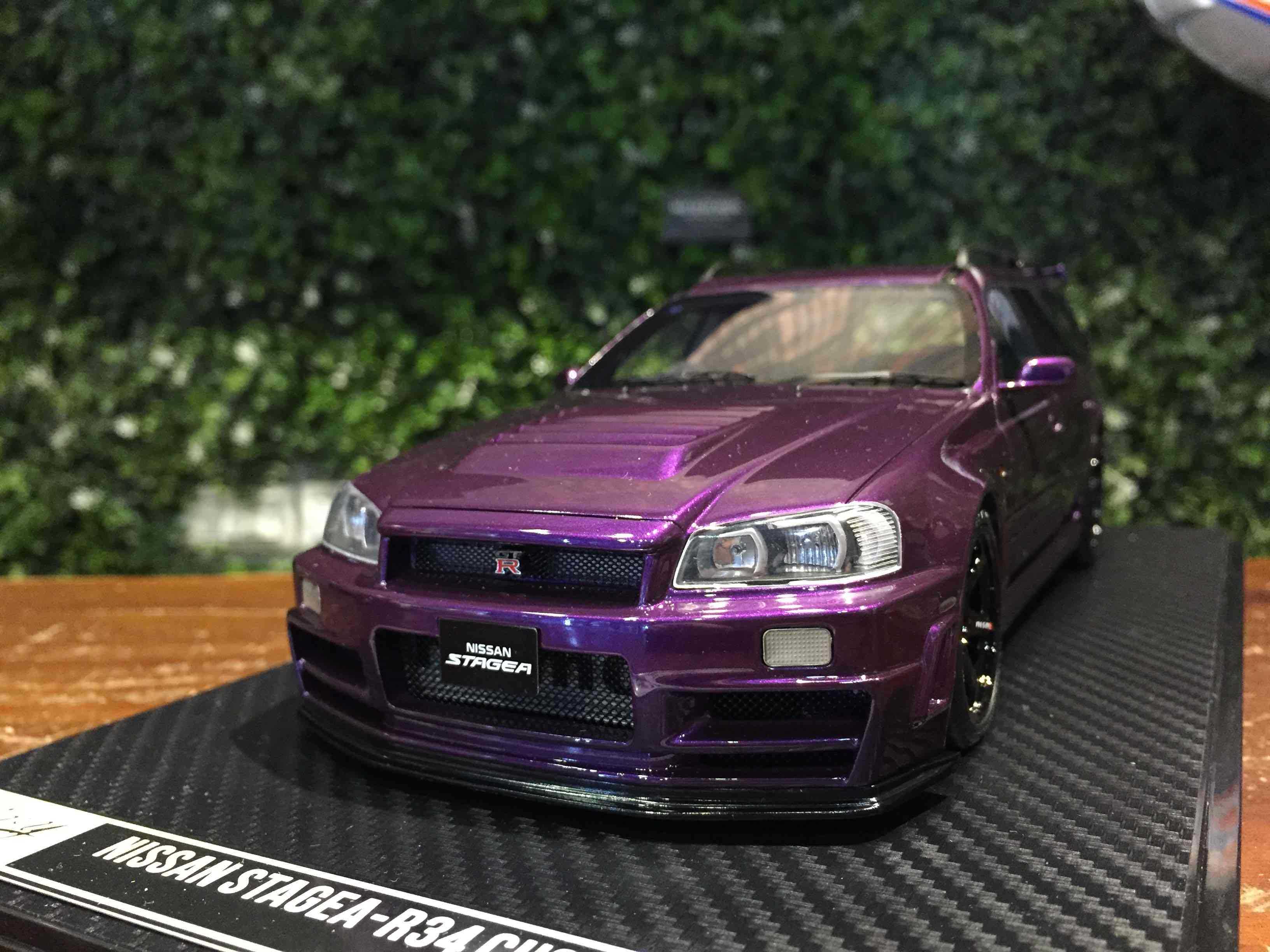 1/18 IVY Nissan Stagea GTR R34 Midnight Purple【MGM】