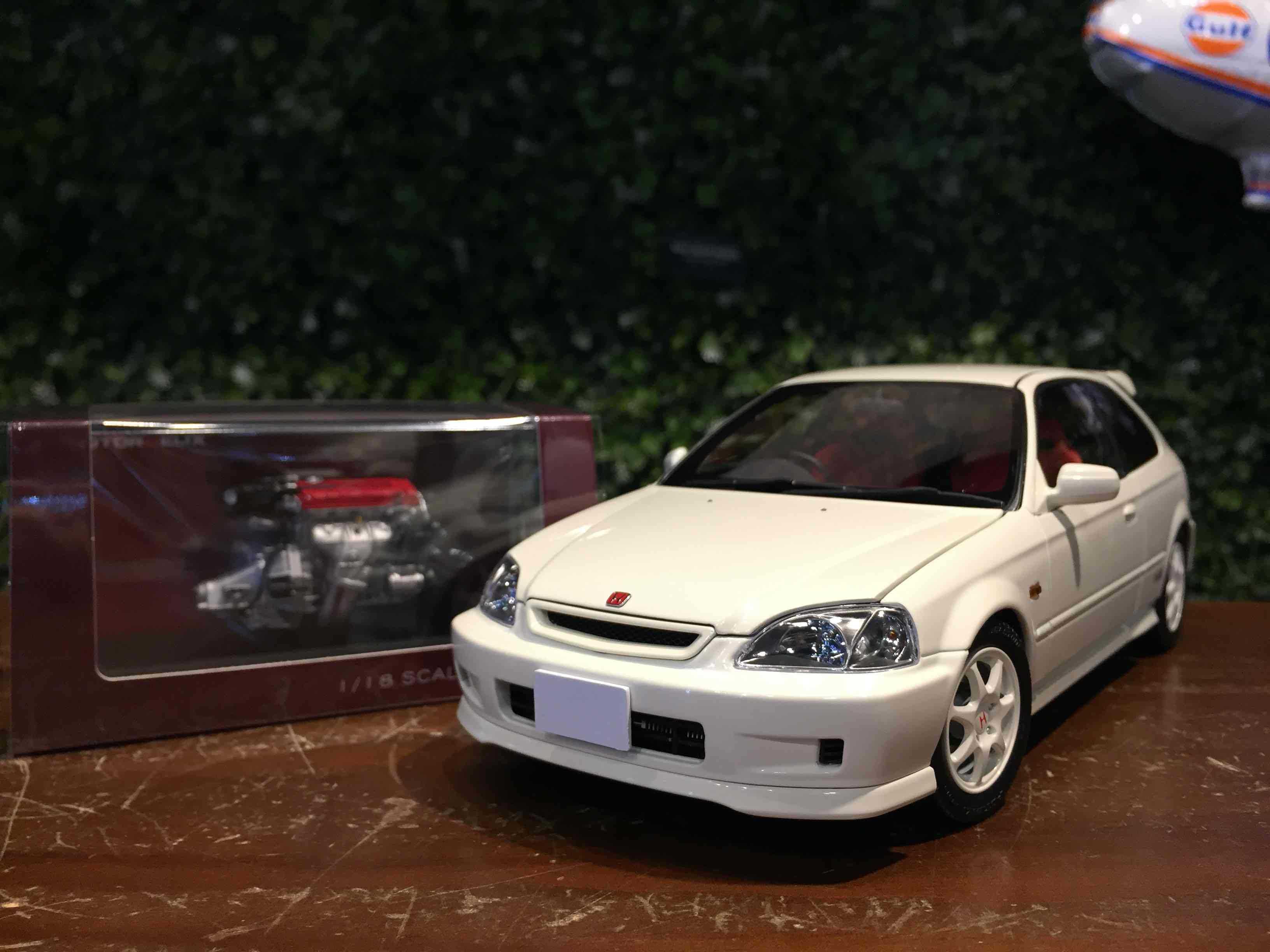 1/18 Motorhelix Honda Civic Type R (EK9) White M85001【MGM