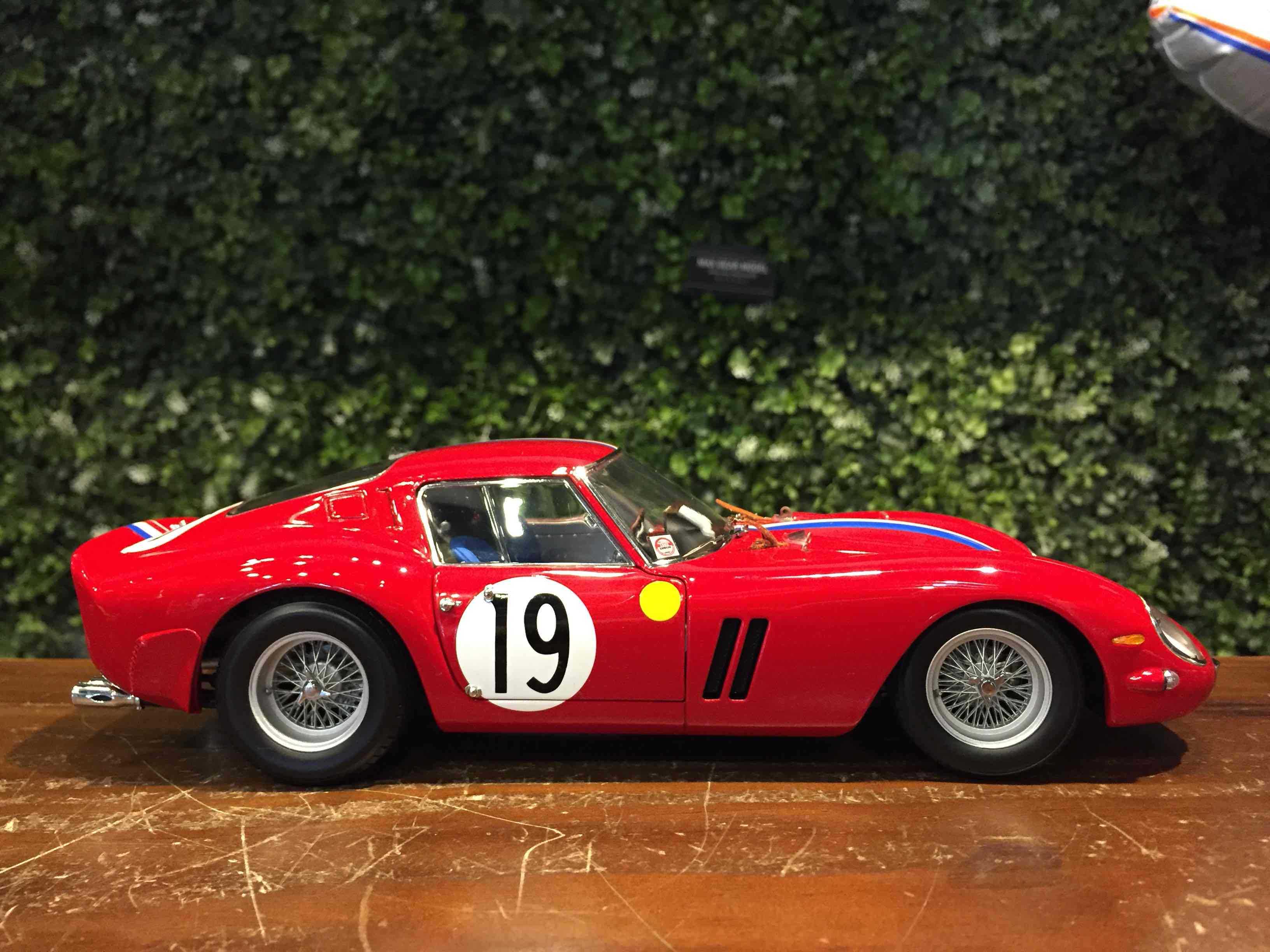 1/18 Kyosho Ferrari 250 GTO #19 1962 LM KY08438A【MGM】