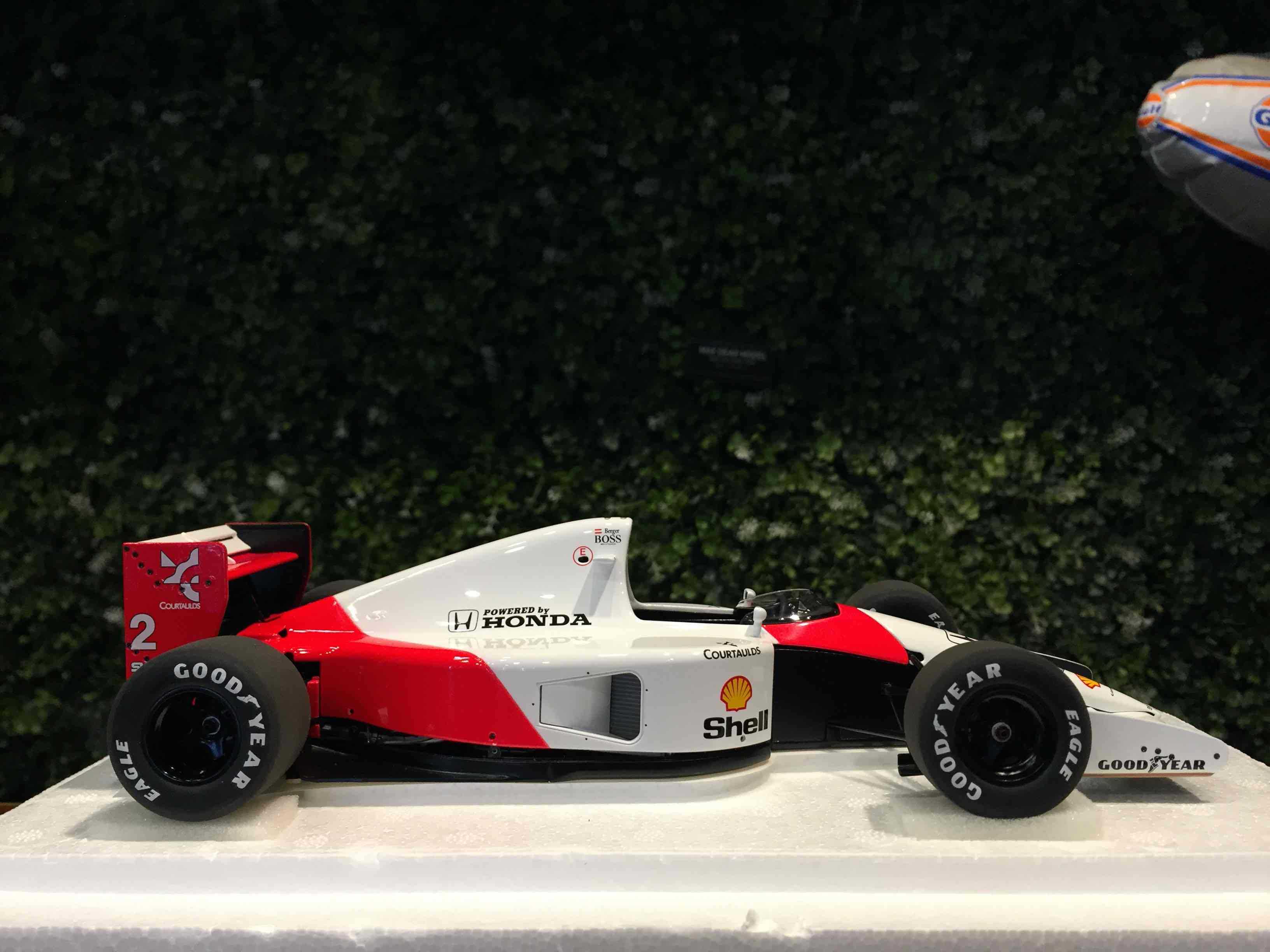 1/18 AUTOart McLaren Honda MP4/6 1991 G.Berger #2 89152【MGM】