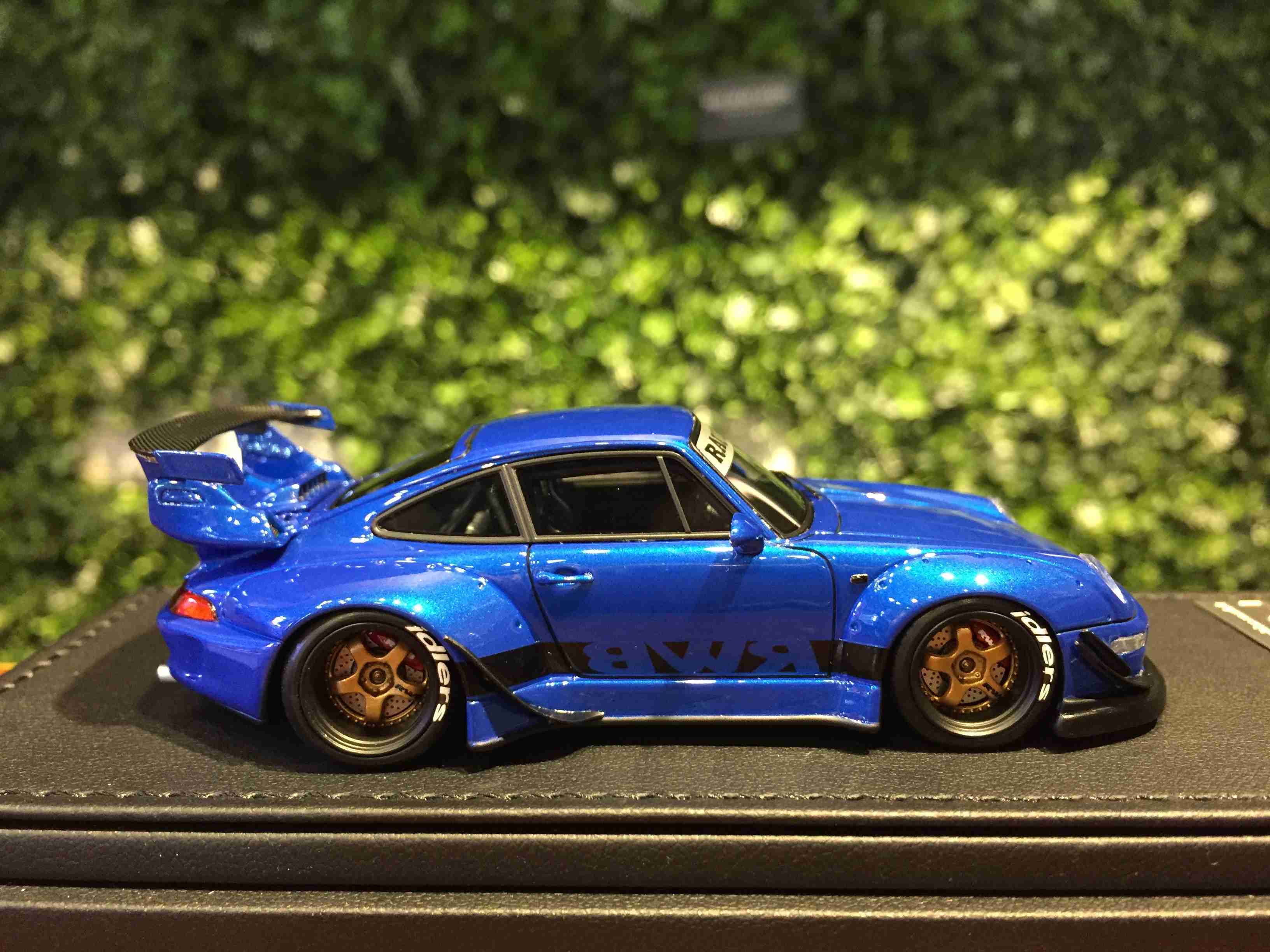 1/43 Ignition Model RWB Porsche 993 Blue MET IG2172【MGM】