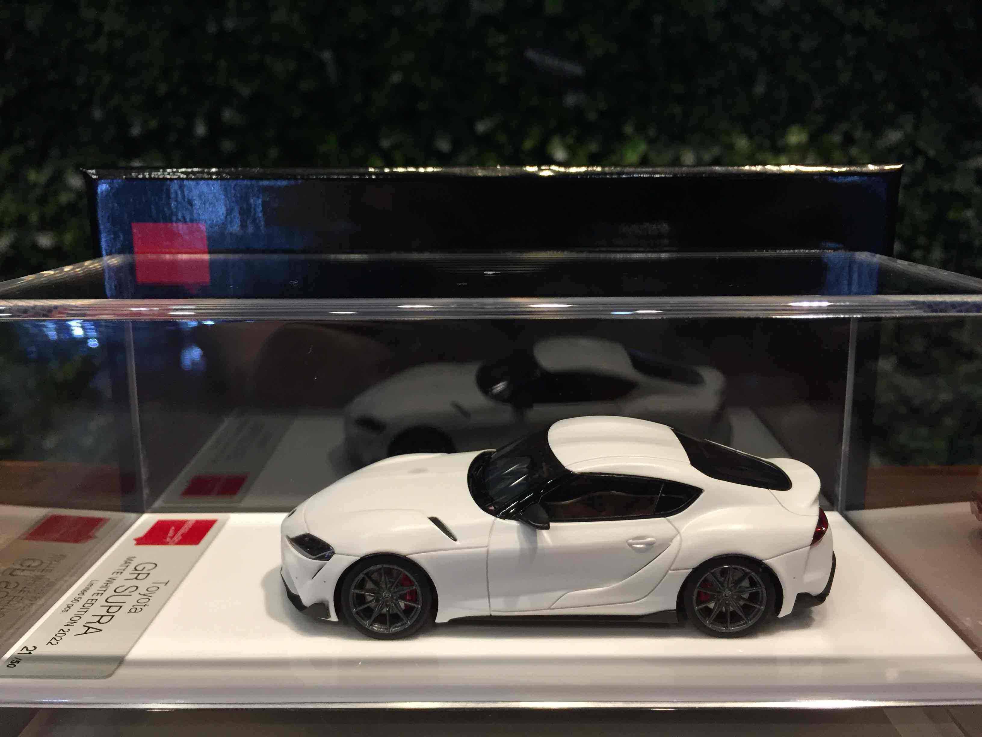 1/43 MakeUp Toyota GR Supra (A91) MatteWhite 2022 EM689【MGM】