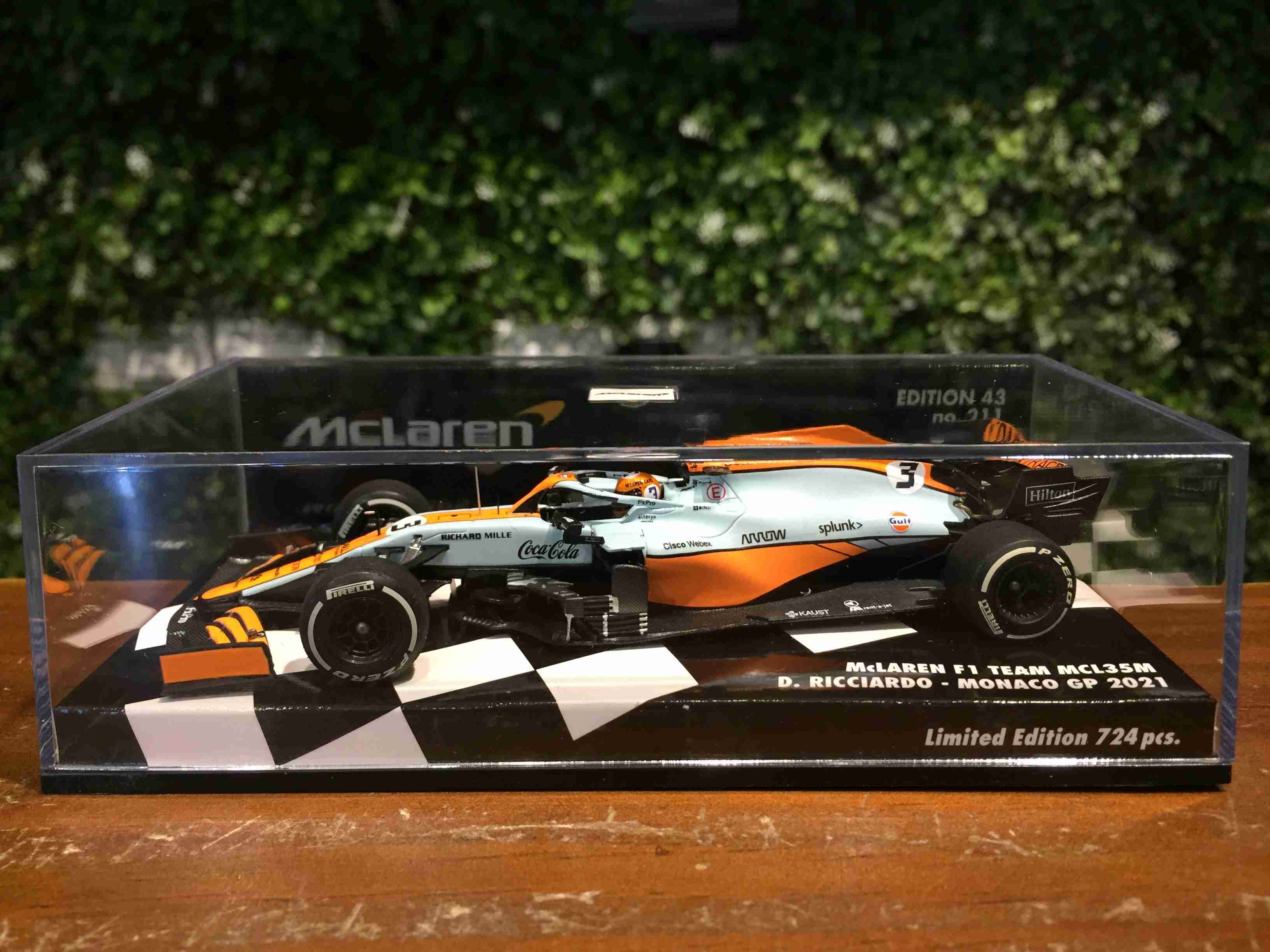 1/43 Minichamps McLaren MCL35M D.Ricciardo 537214903【MGM】