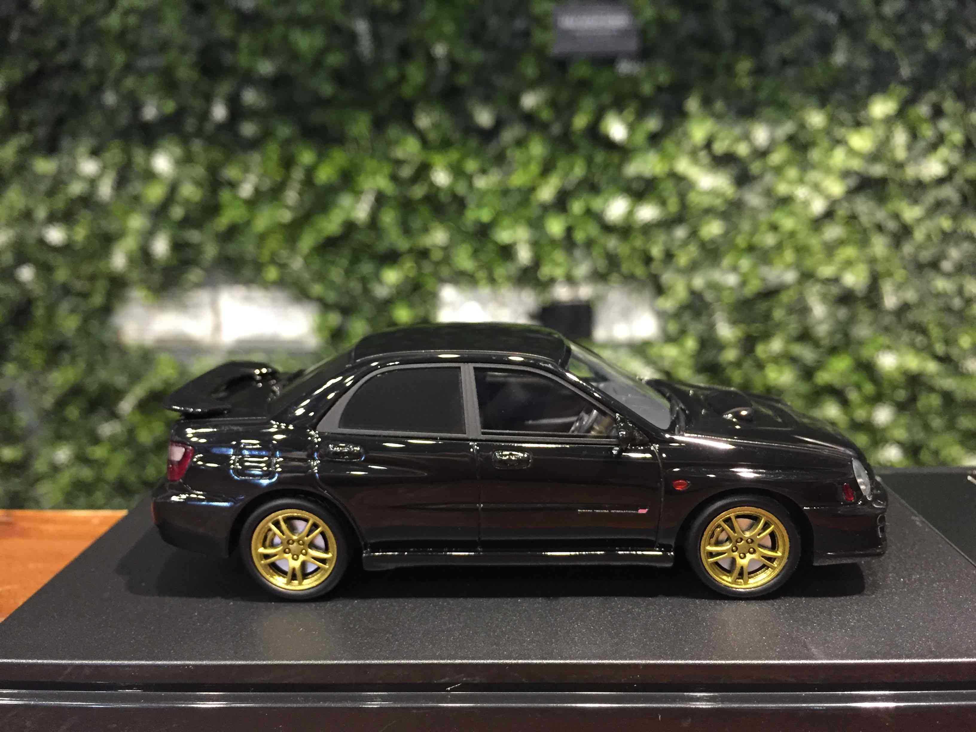 1/43 Hi-Story Subaru Impreza WRX STi 2001 Black HS401BK【MGM】