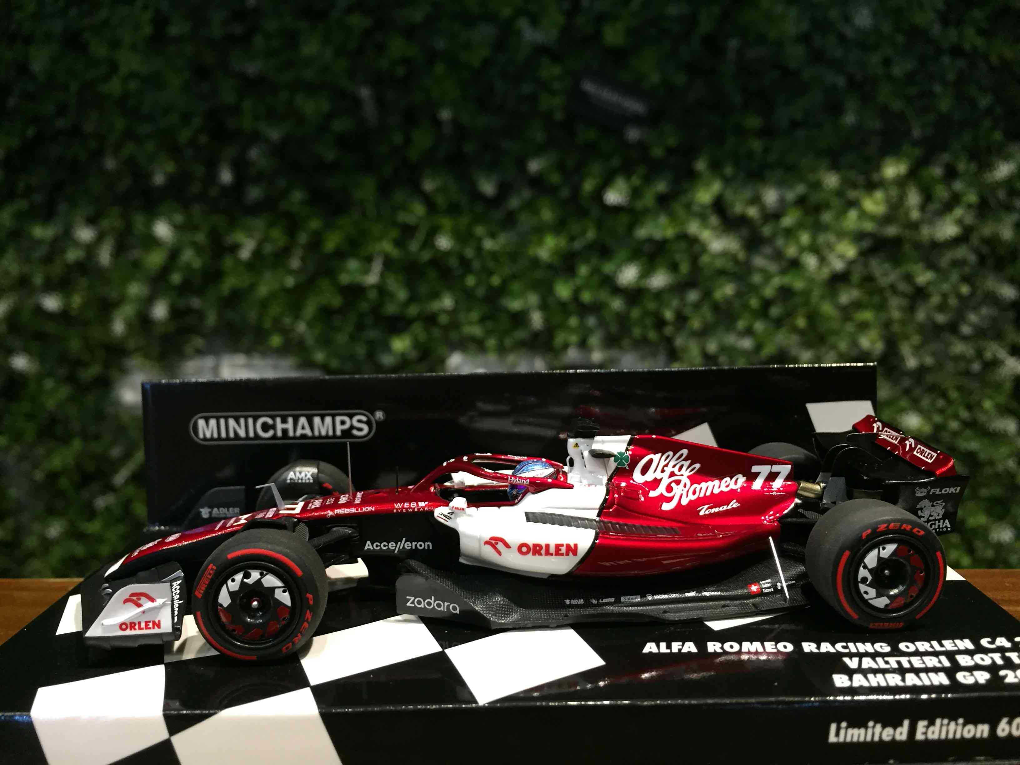 1/43 Minichamps AlfaRomeo C42 Valtteri Bottas 417220177【MGM】