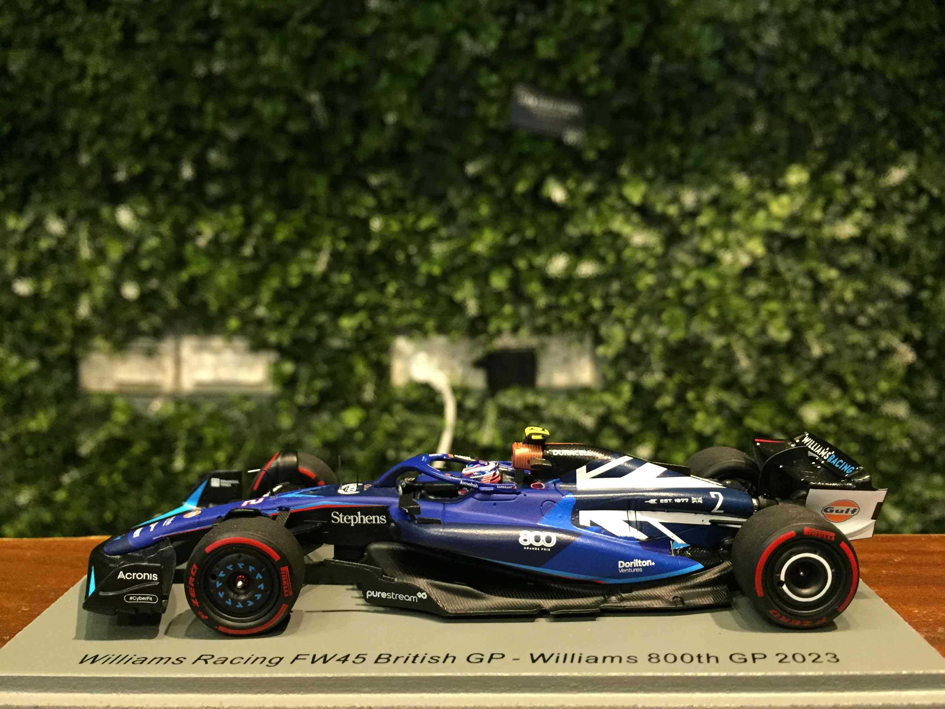 1/43 Spark Williams FW45 Logan Sargeant GP 2023 S8589【MGM】