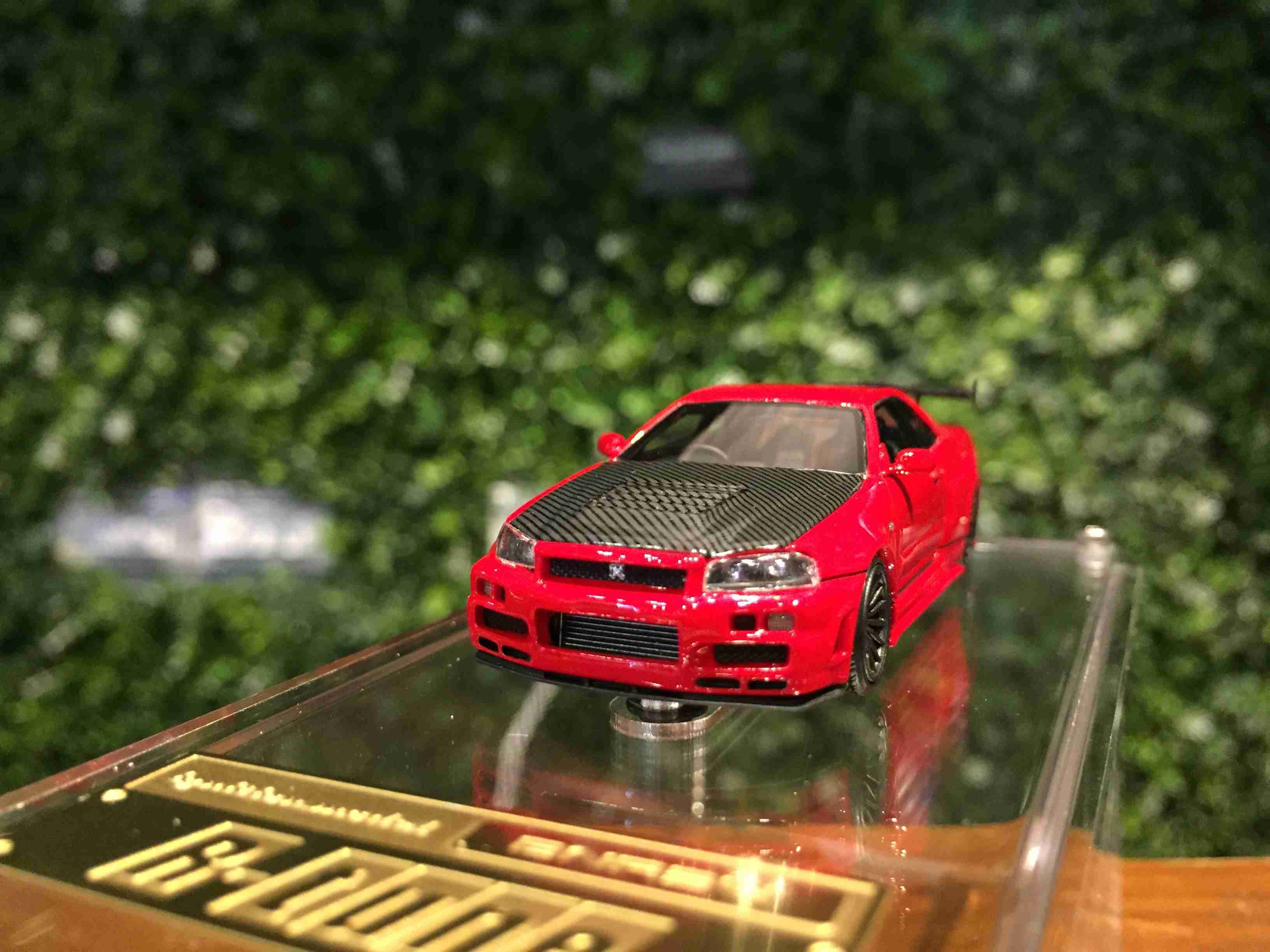 1/64 Ignition Nismo Nissan R34 GT-R R-tune Red IG2578【MGM】 - Max