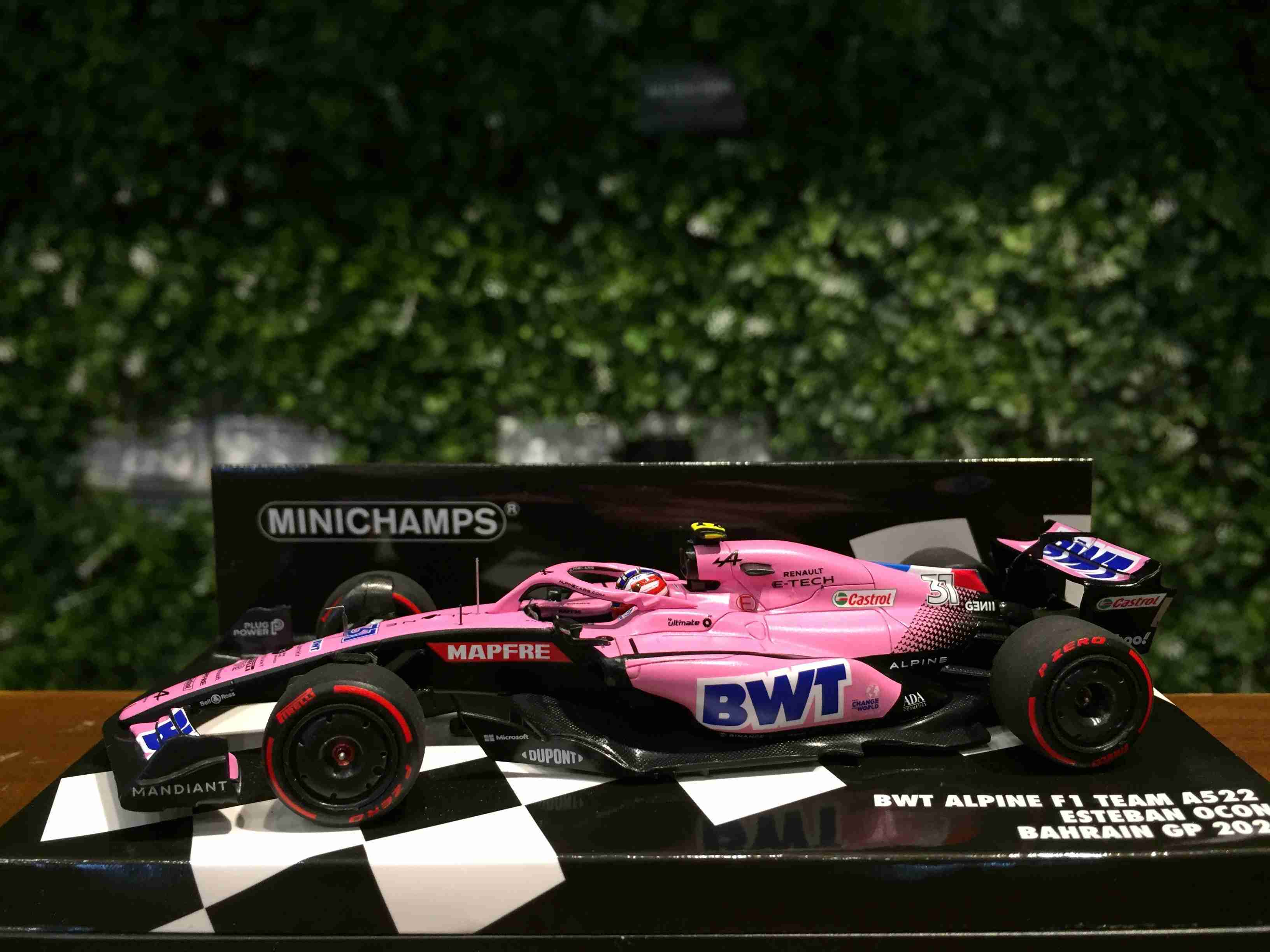 1/43 Minichamps BWT Alpine A522 Esteban Ocon 417220131【MGM】