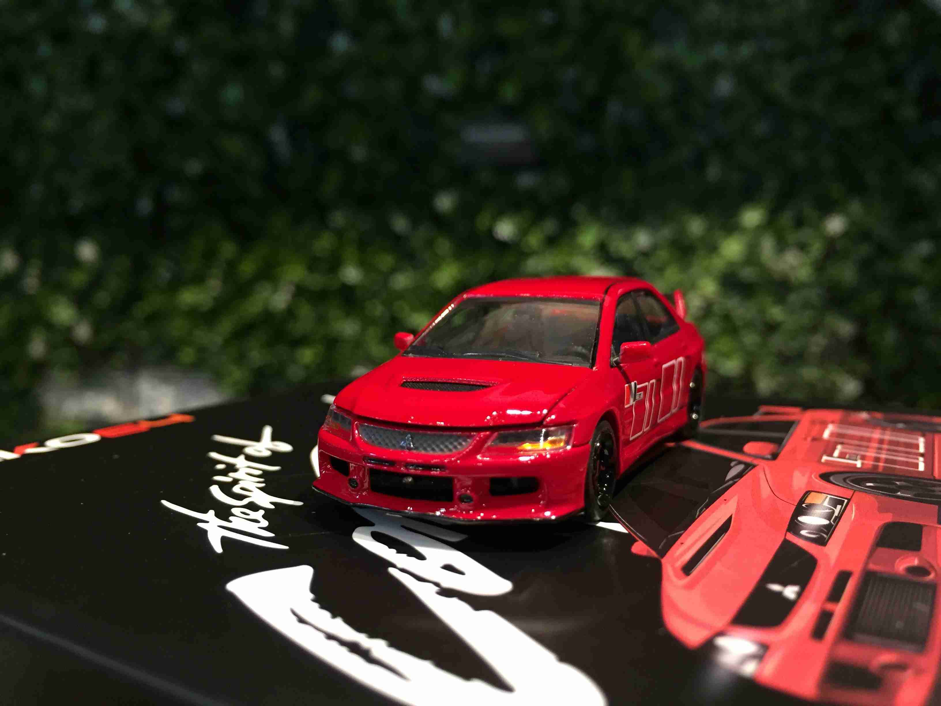 1/64 Peako Mitsubishi Lancer EVO IX RallyArt Red 附場景【MGM】