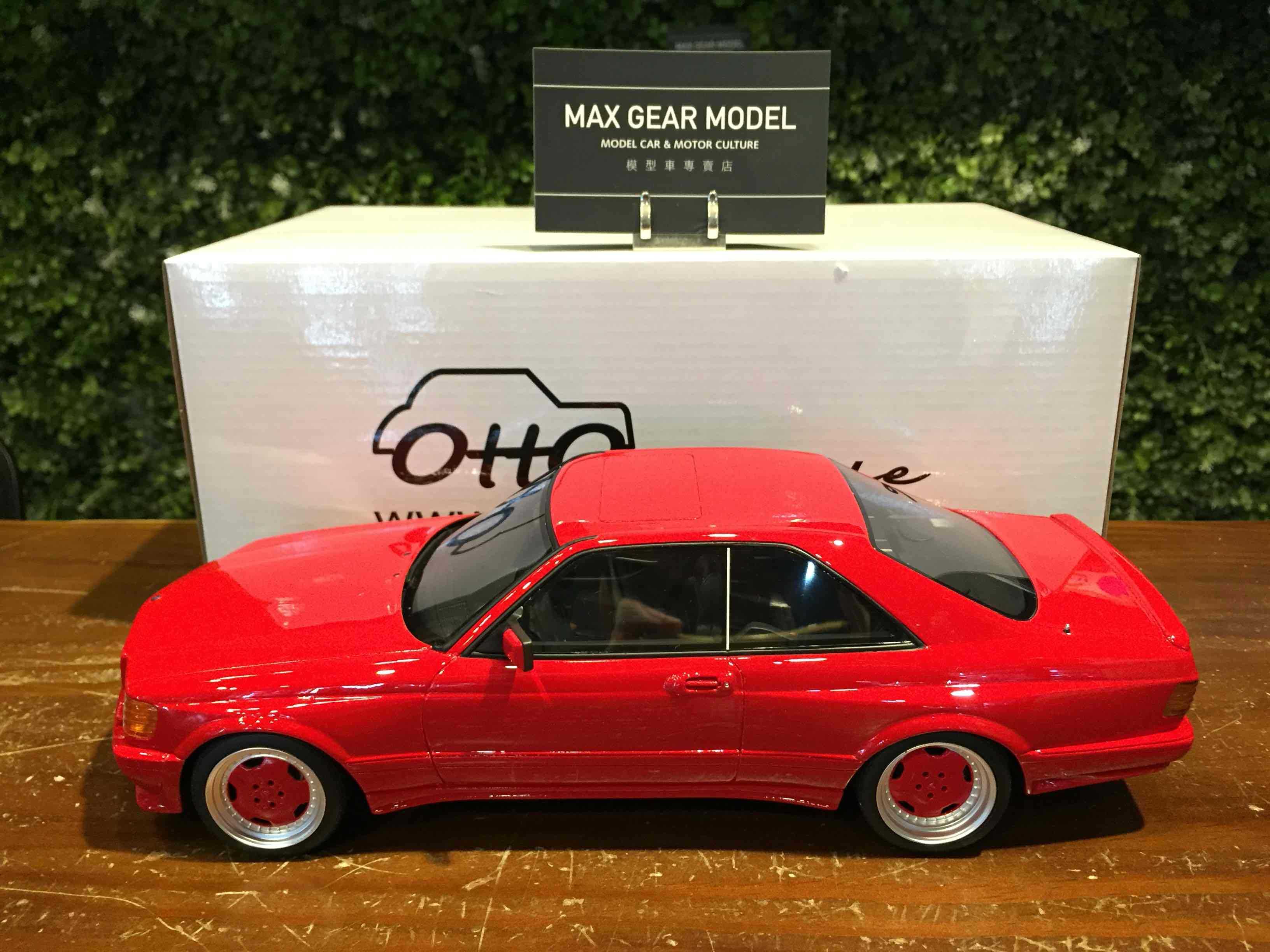 1/18 Otto Mercedes-Benz W126 560 SEC Red OT995【MGM】