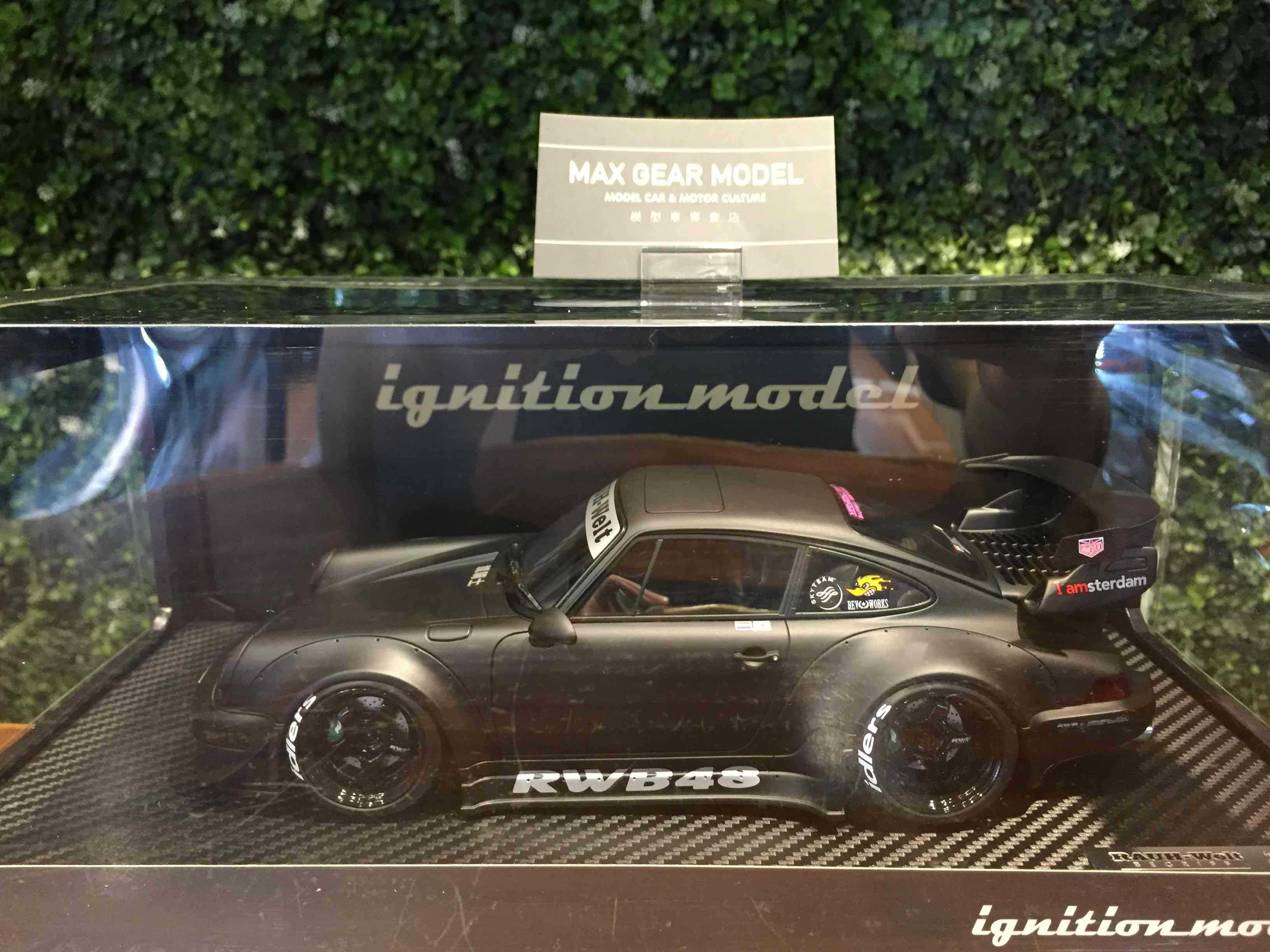 1/18 Ignition RWB Porsche 911 (964) Matte Black IG2463【MGM】