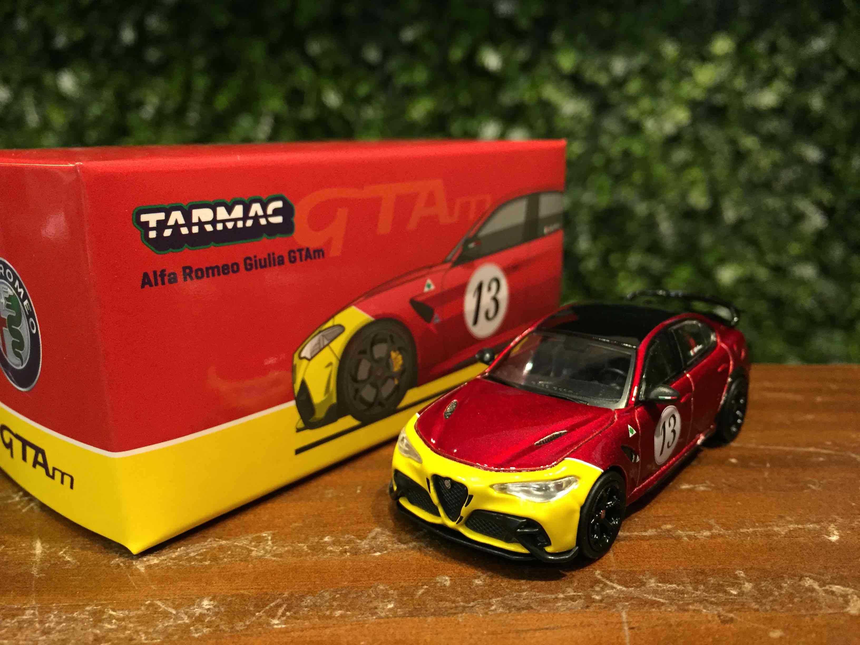 1/64 Tarmac Alfa Romeo Giulia GTAM Red/YL T64GTL031MRY【MGM】