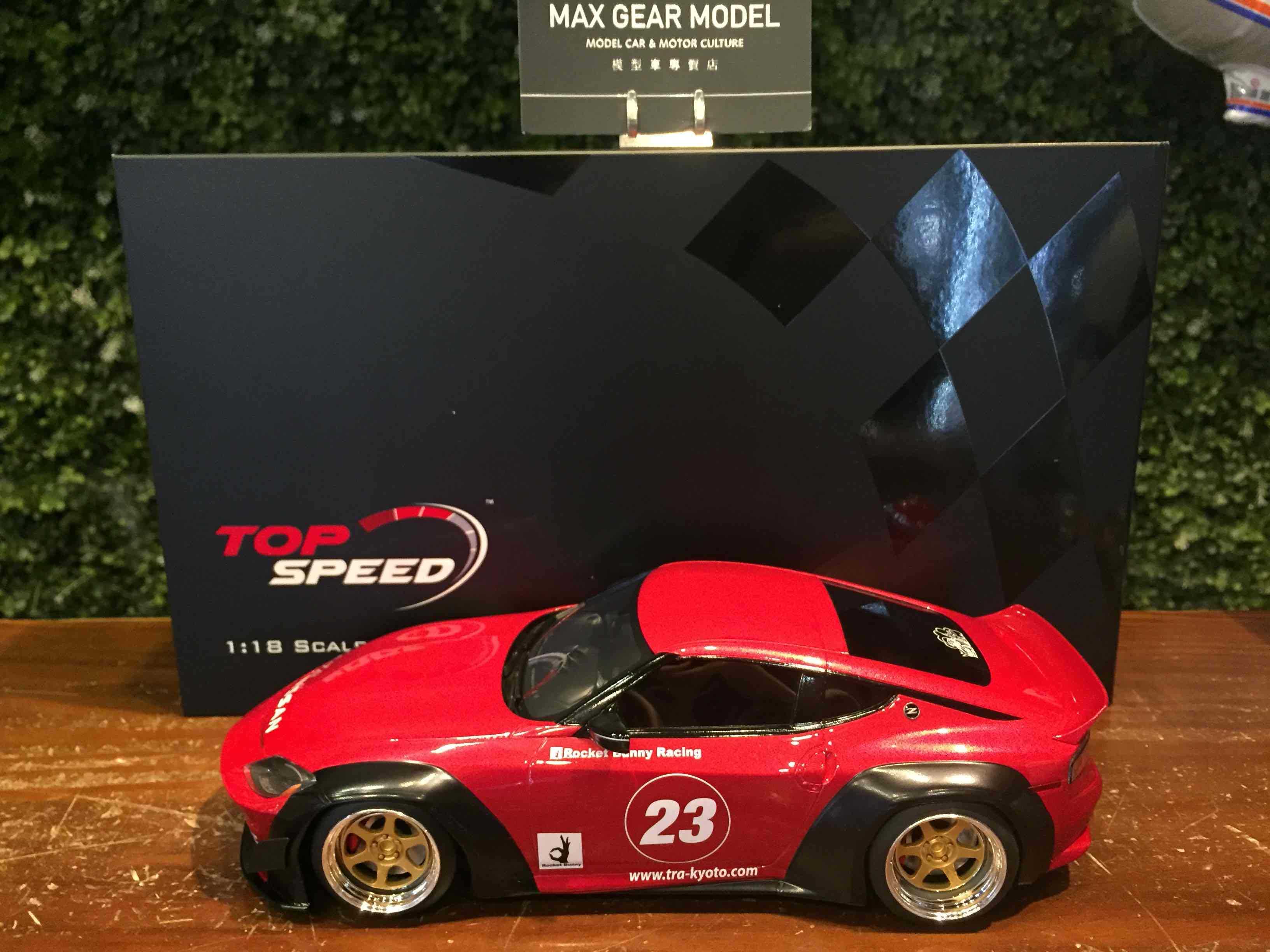 1/18 TopSpeed Pandem Nissan Z (RZ34) Passion Red TS0513【MGM】