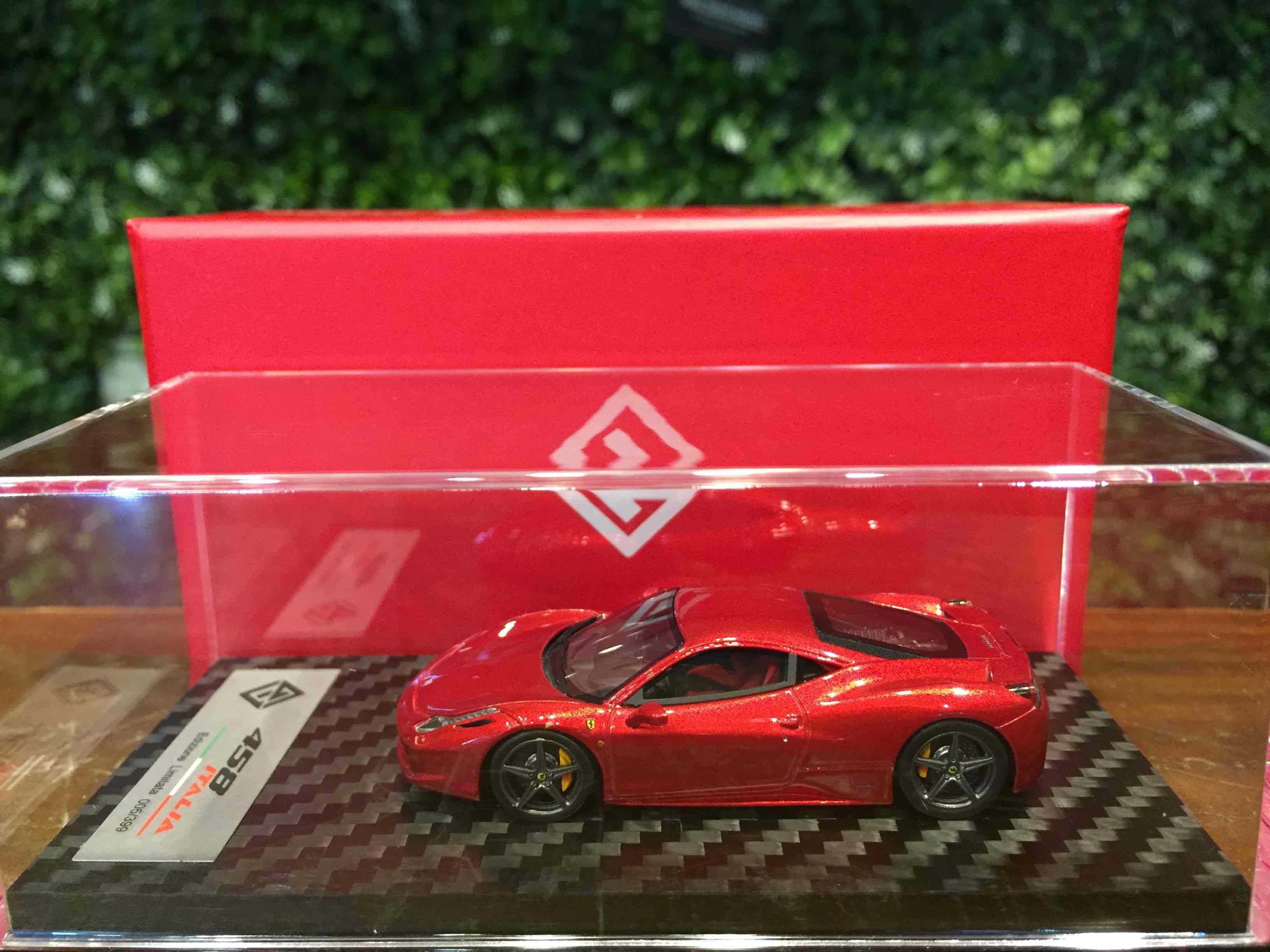 1/64 GodWealth Ferrari 458 Italia Rosso Fuoco GW64003C【MGM】