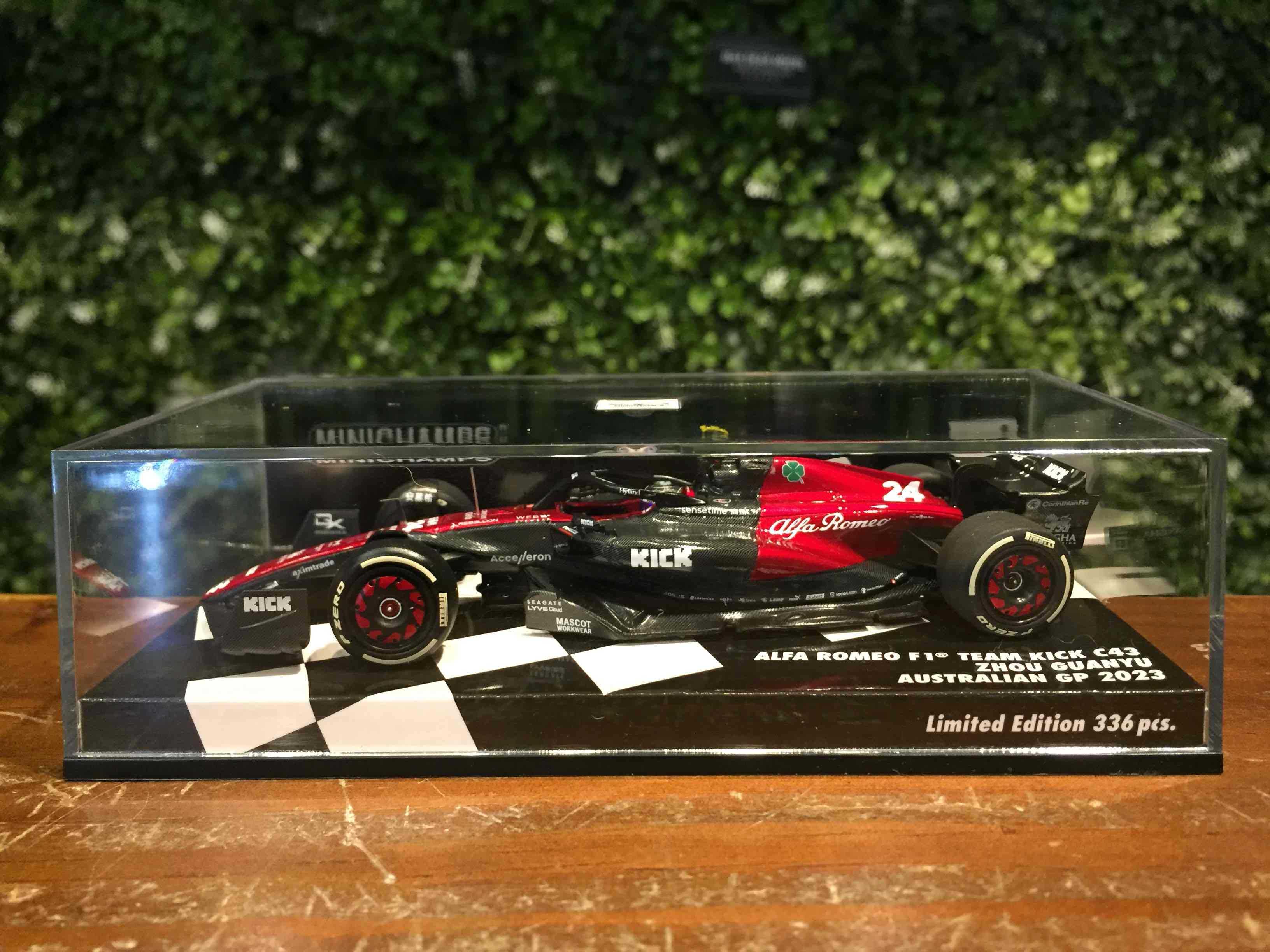 1/43 Minichamps Alfa Romeo C43 Zhou GuanYu 417230124【MGM】