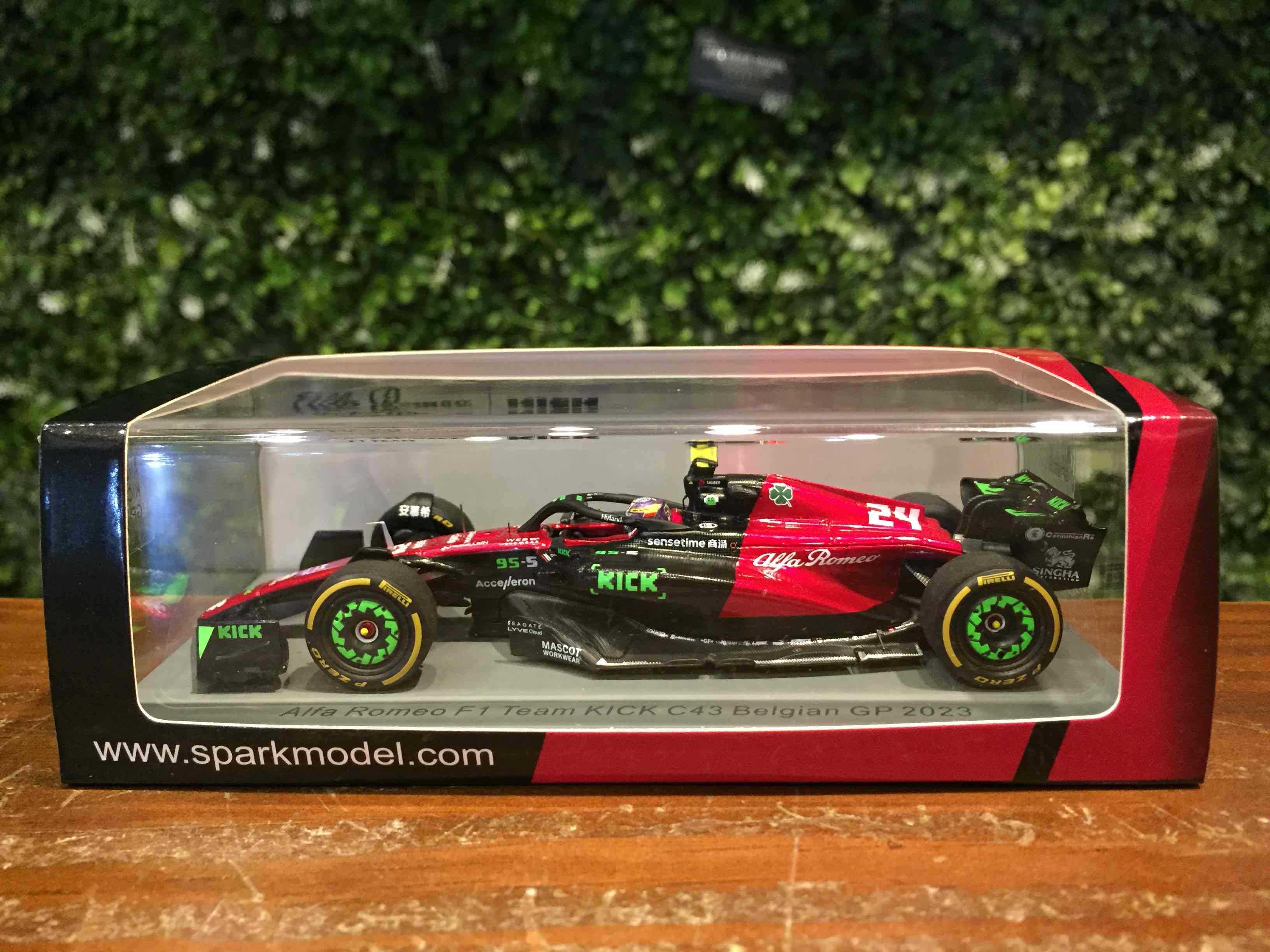 1/43 Spark Alfa Romeo C43 Zhou GuanYu GP 2023 S8922【MGM】