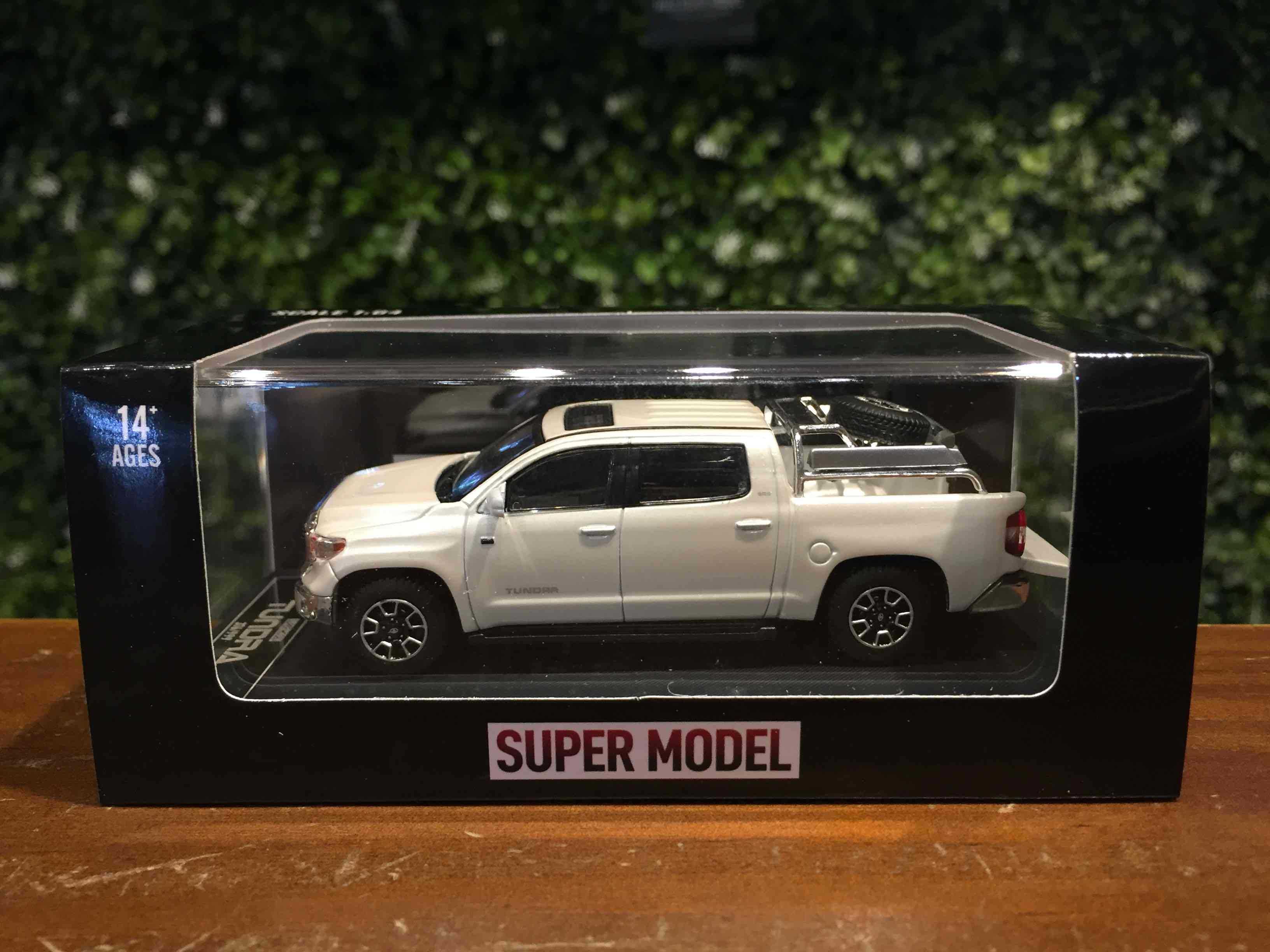 1/64 SuperModel Toyota Tundra PickUp Pearl White【MGM】 - Max Gear 