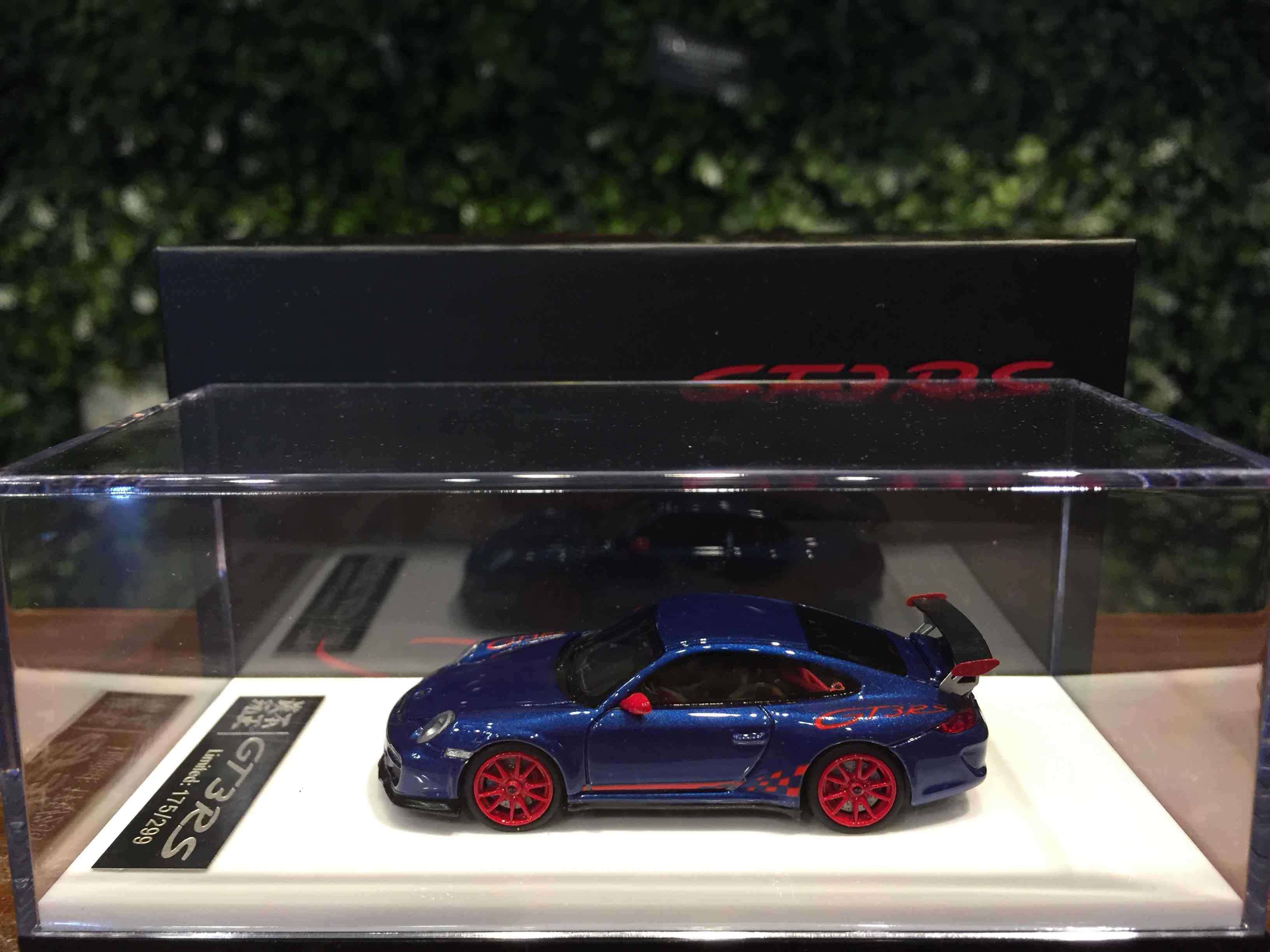 1/64 CarsLounge Porsche 911 (997) GT3 RS Aqua Blue【MGM】