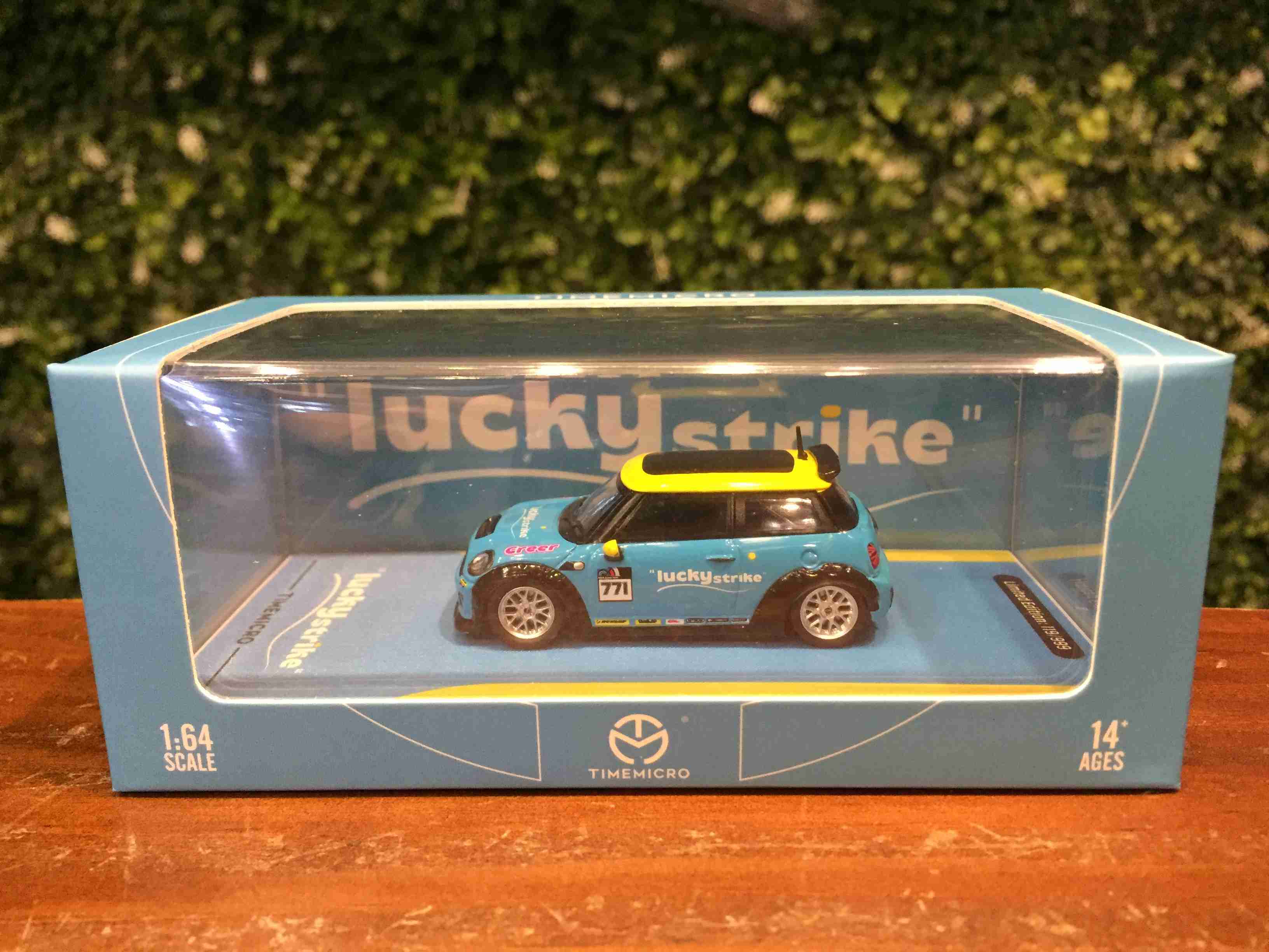 1/64 TimeModel Mini Cooper Yellow/BL TM643629【MGM】