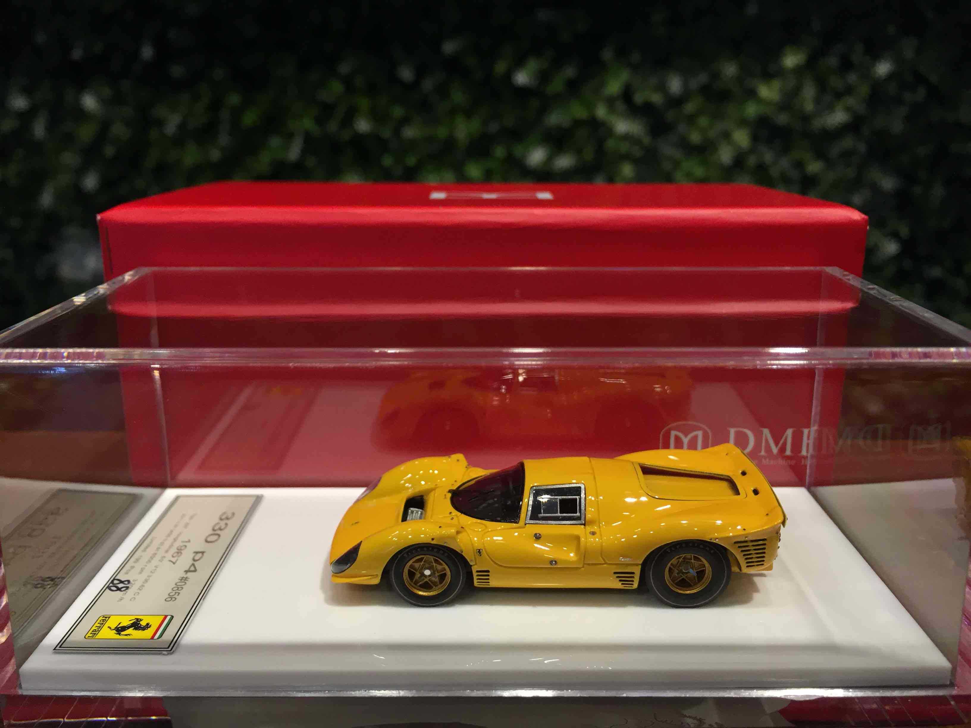 1/64 DMH Ferrari 330 P4 Yellow DM64011【MGM】 - Max Gear Model