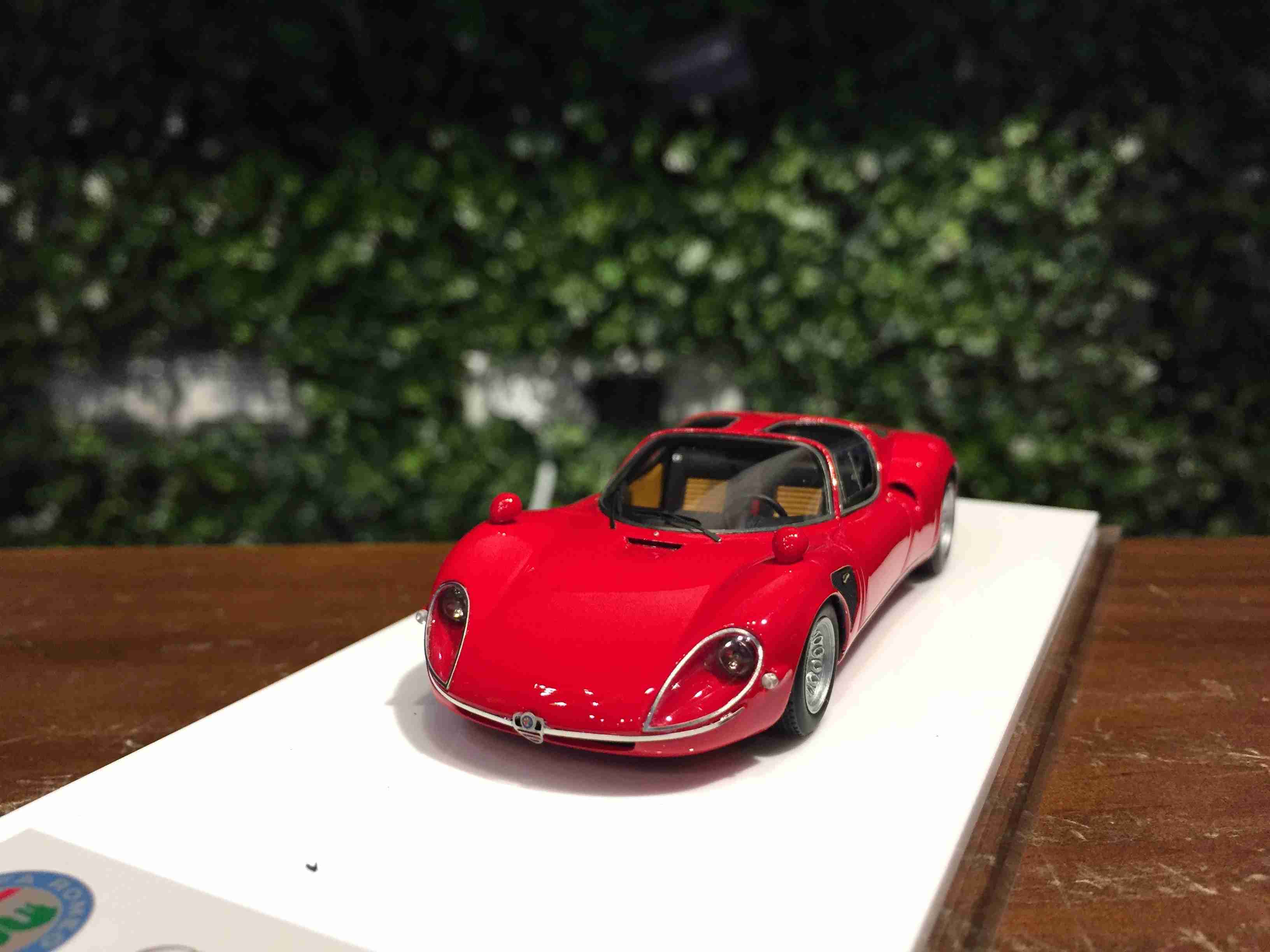 1/43 DMH Alfa Romeo Tipo 33 Stradale Final Type Rosso【MGM】