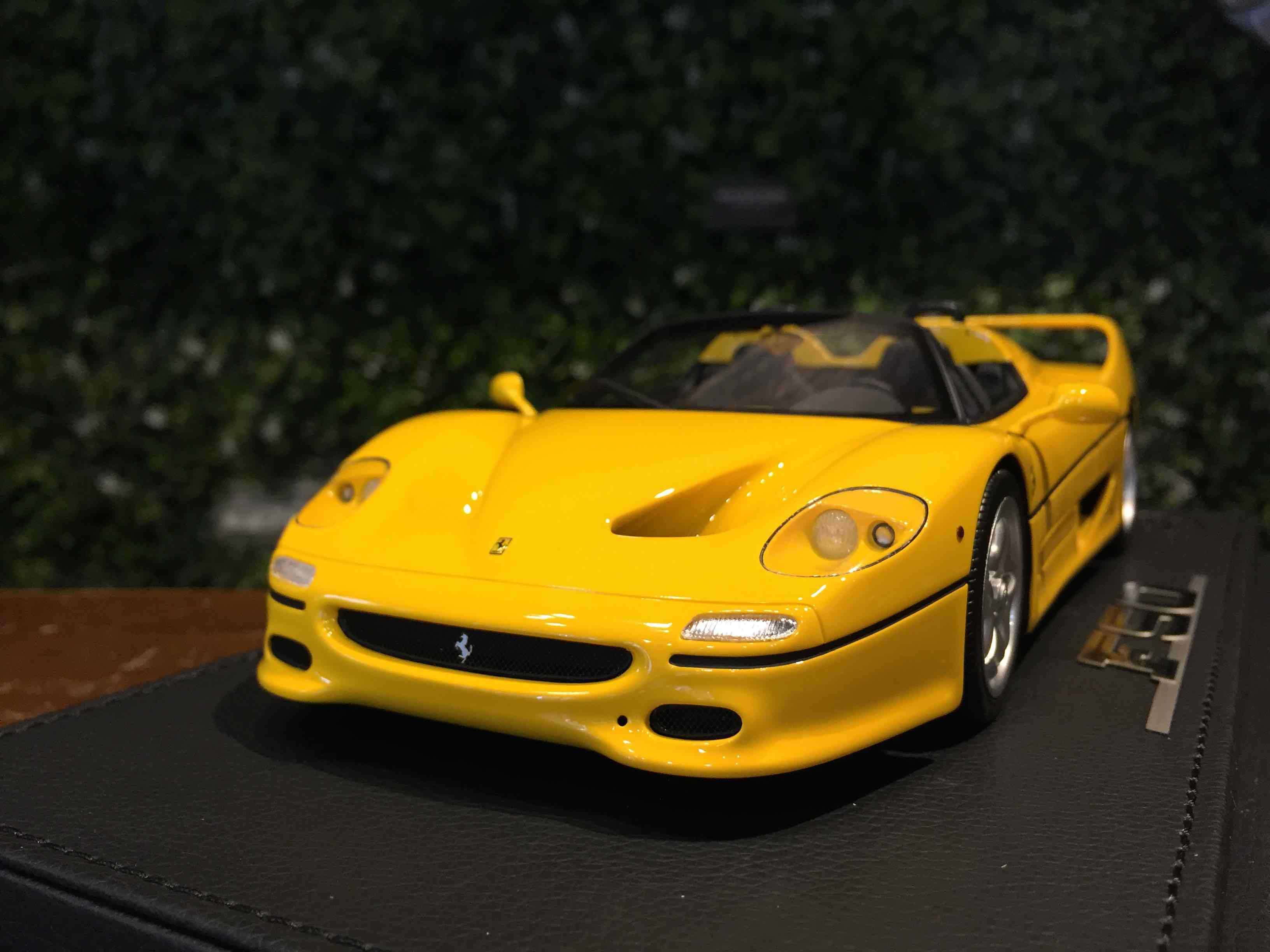 ミニカー　1/18 Ferrari F50 Coupe 1995 Spider Version(カルフォルニアライトブルーメタリック)ケース無 [P18190G] Ferrari F50 Coupe 1995 Spider Version California Light Blue