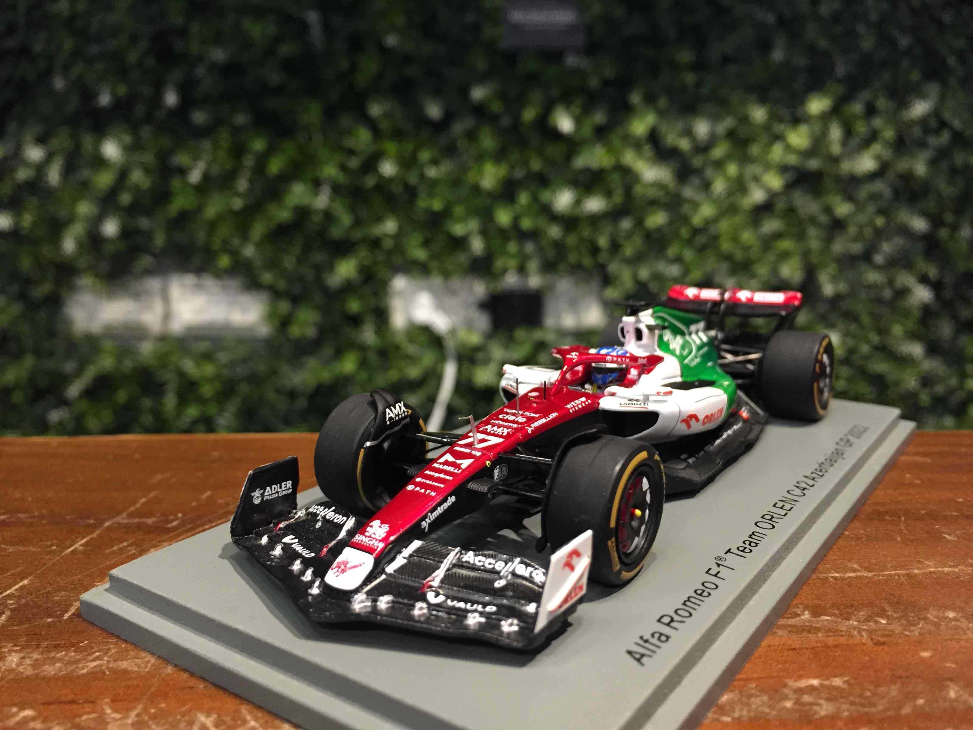 1/43 Spark Alfa Romeo C42 Valtteri Bottas GP 2022 S8539【MGM】