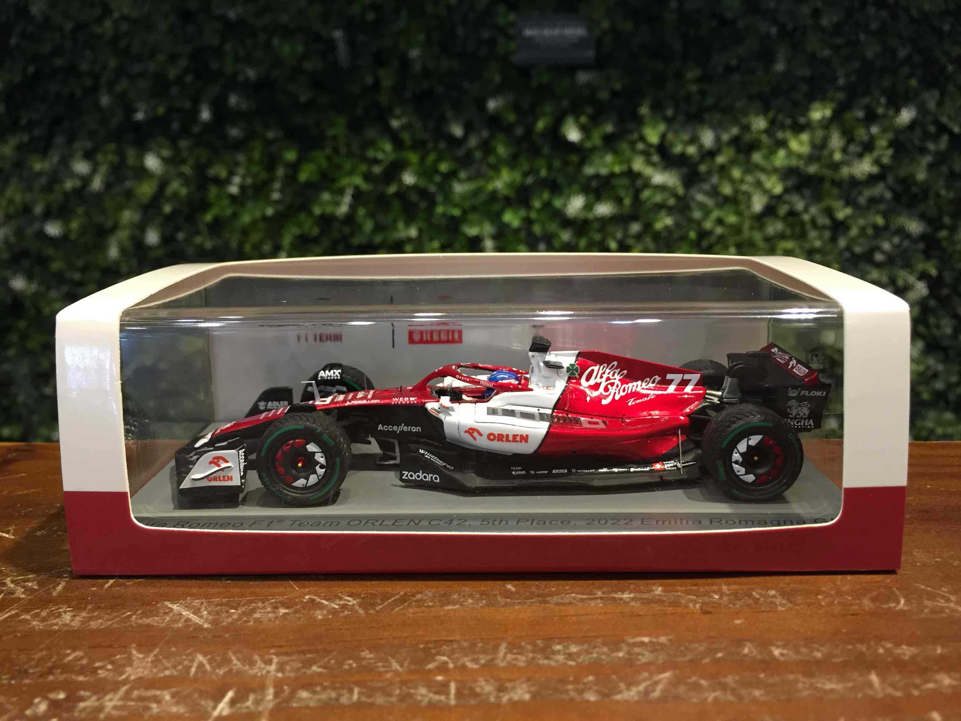 1/43 Spark Alfa Romeo C42 Valtteri Bottas 5th S8541【MGM】