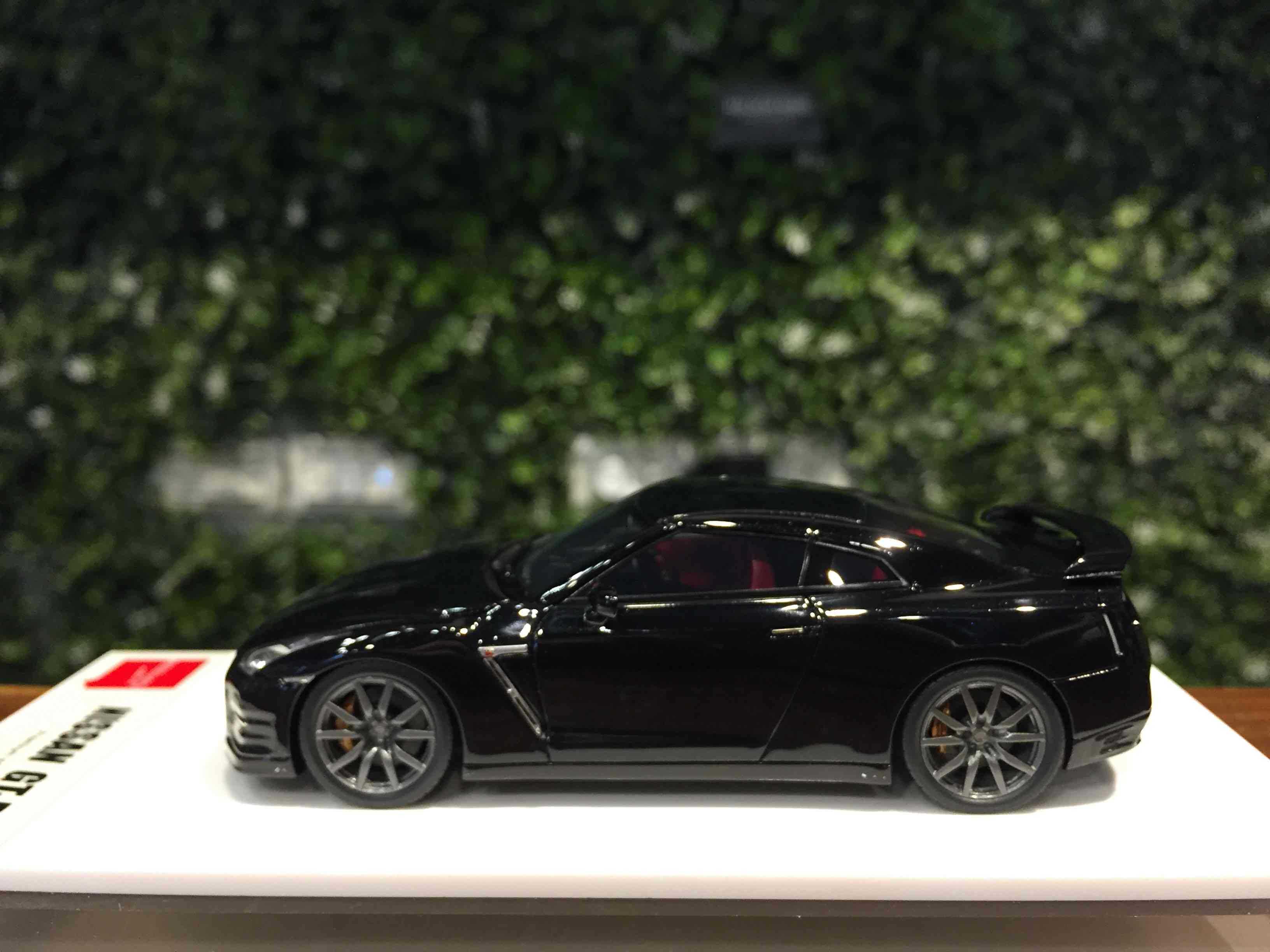 1/43 MakeUp Nissan GT-R R35 2014 Meteor Black EM414F【MGM】