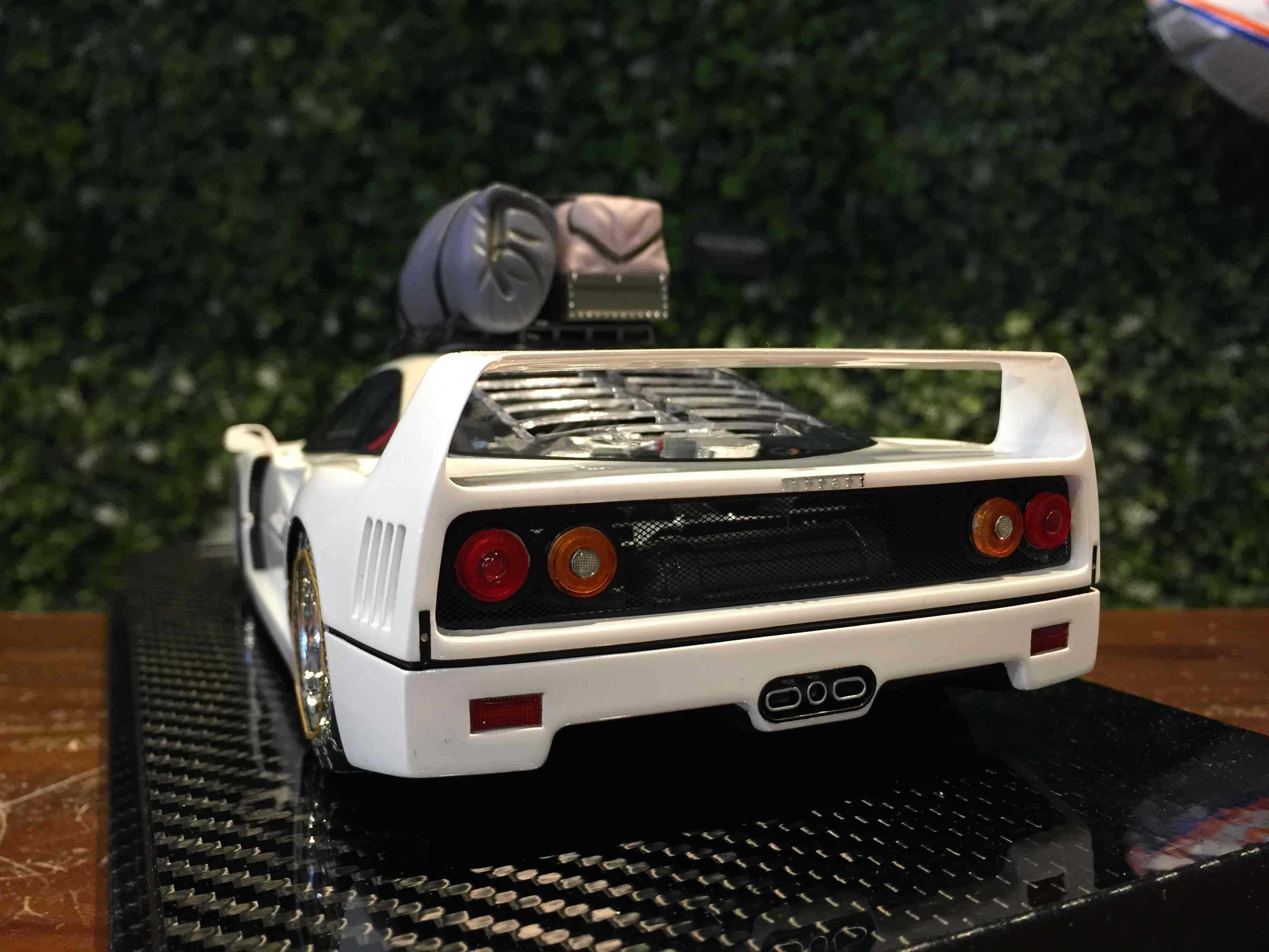 1/18 VIP Model Ferrari F40 Snow Drifting White VIP180512【MGM