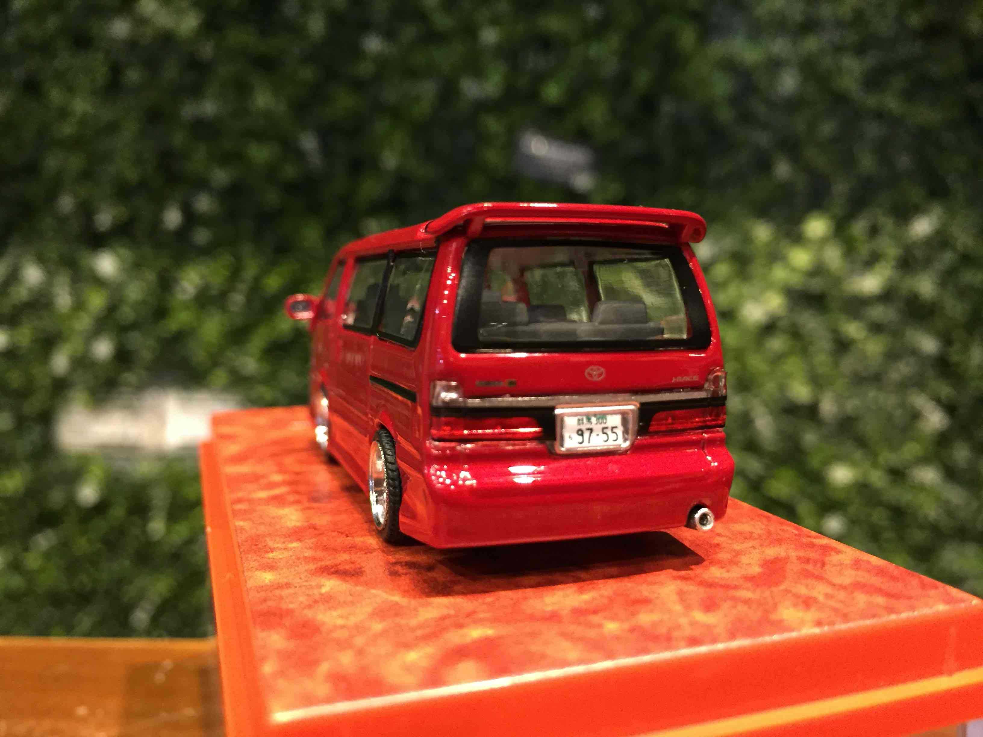 1/64 Tarmac Toyota Hiace Wagon Custom Red T64R078RE【MGM】