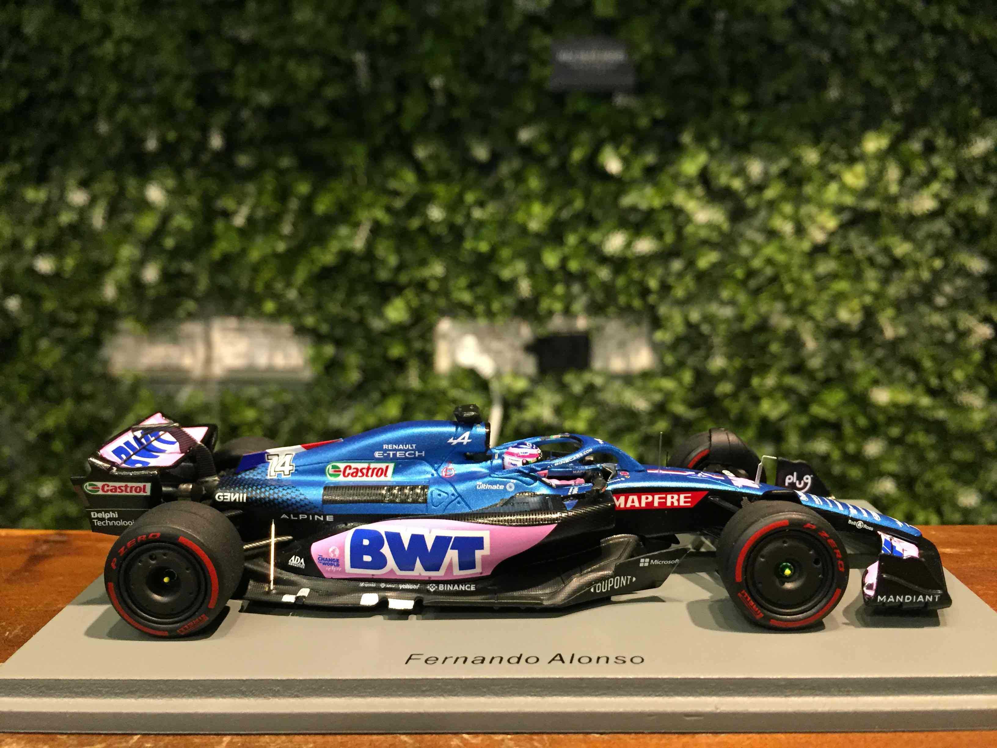 1/43 Spark BWT Alpine F1 A522 Fernando Alonso 5th S8555【MGM】