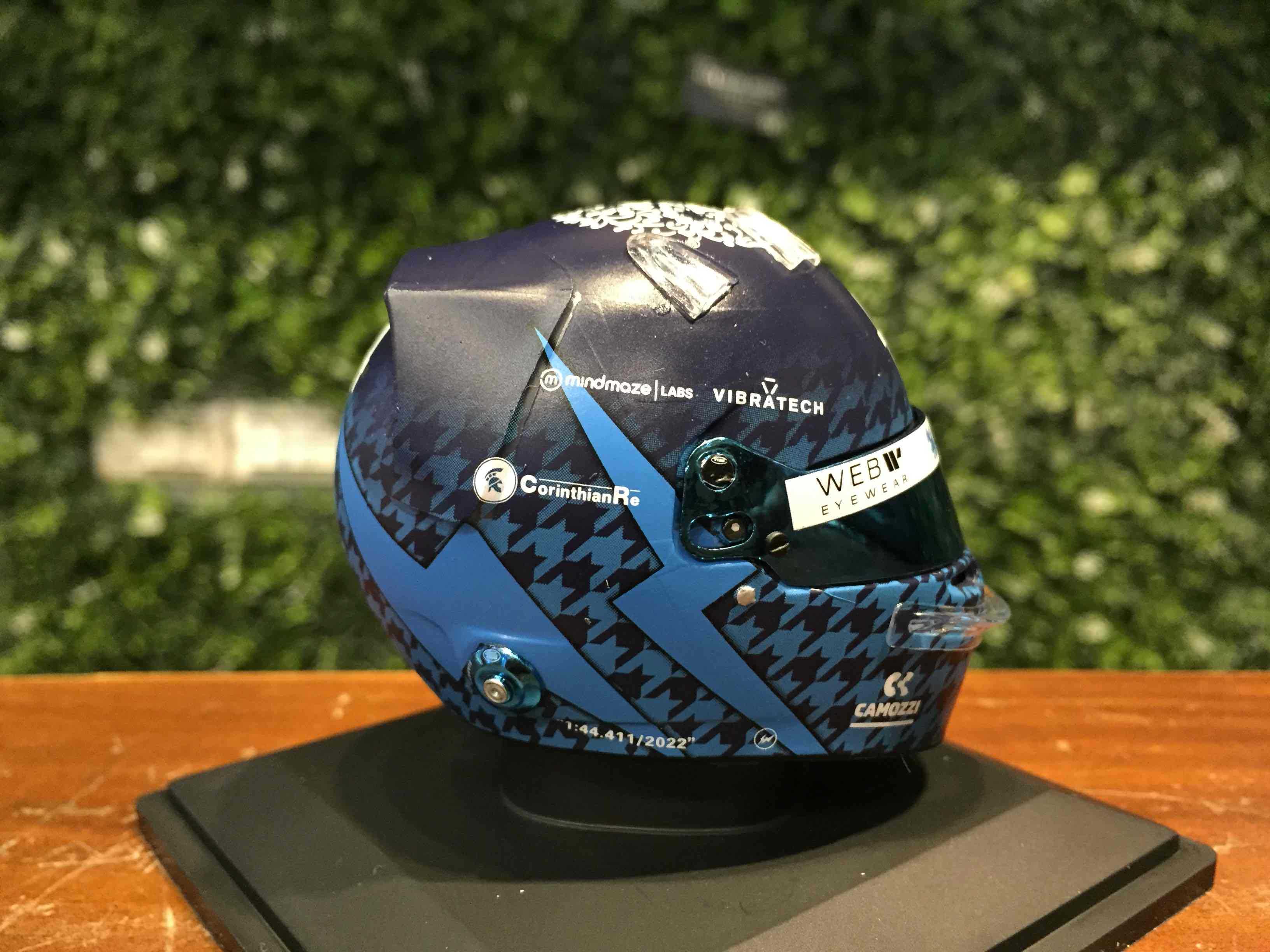 1/5 Spark Alfa Romeo Zhou GuanYu GP 2023 Helmet 5HF127【MGM】