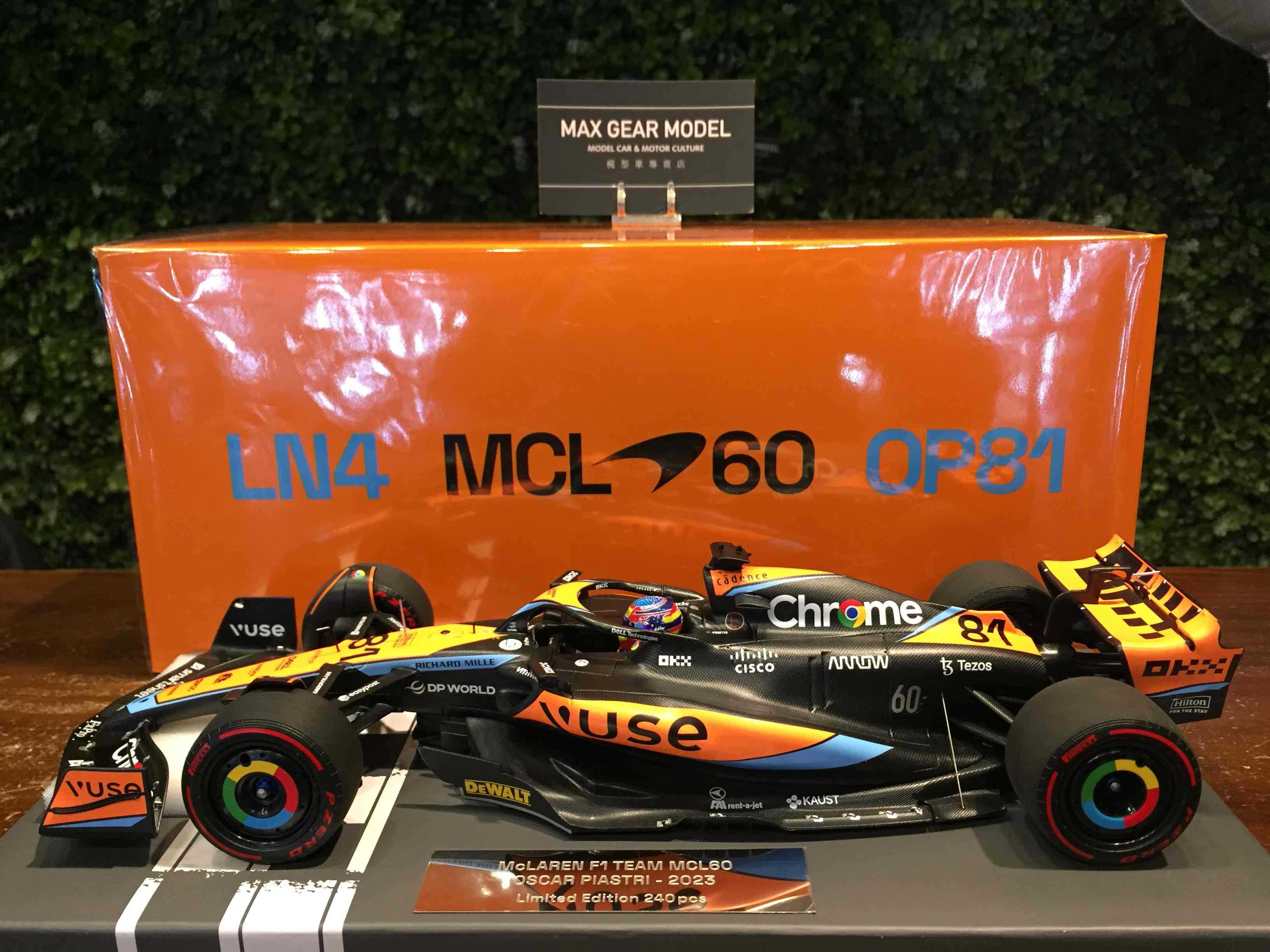 1/18 Minichamps McLaren MCL60 Oscar Piastri 537231881【MGM】