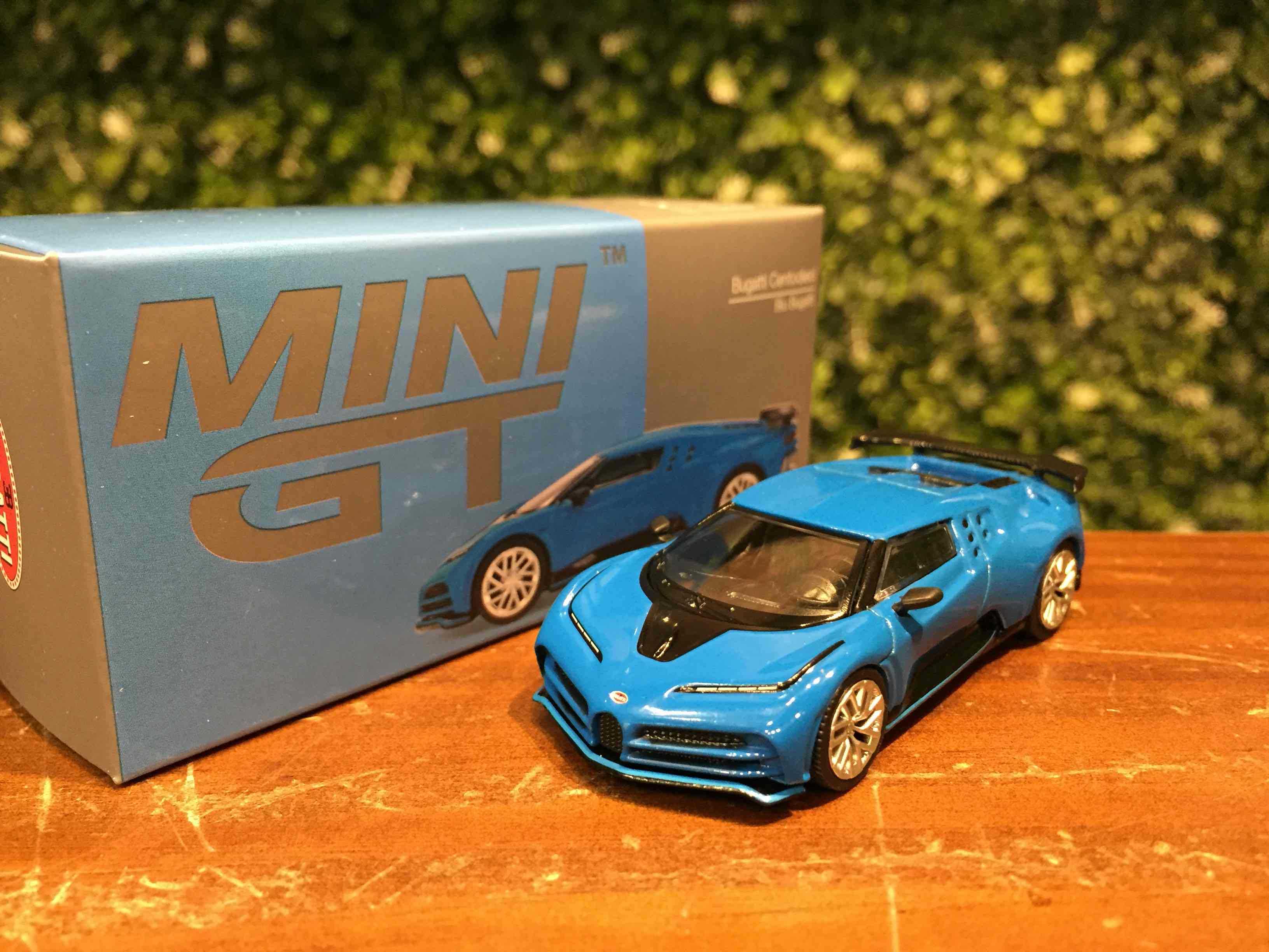 1/64 MiniGT Bugatti Centodieci Blue MGT00586L【MGM】