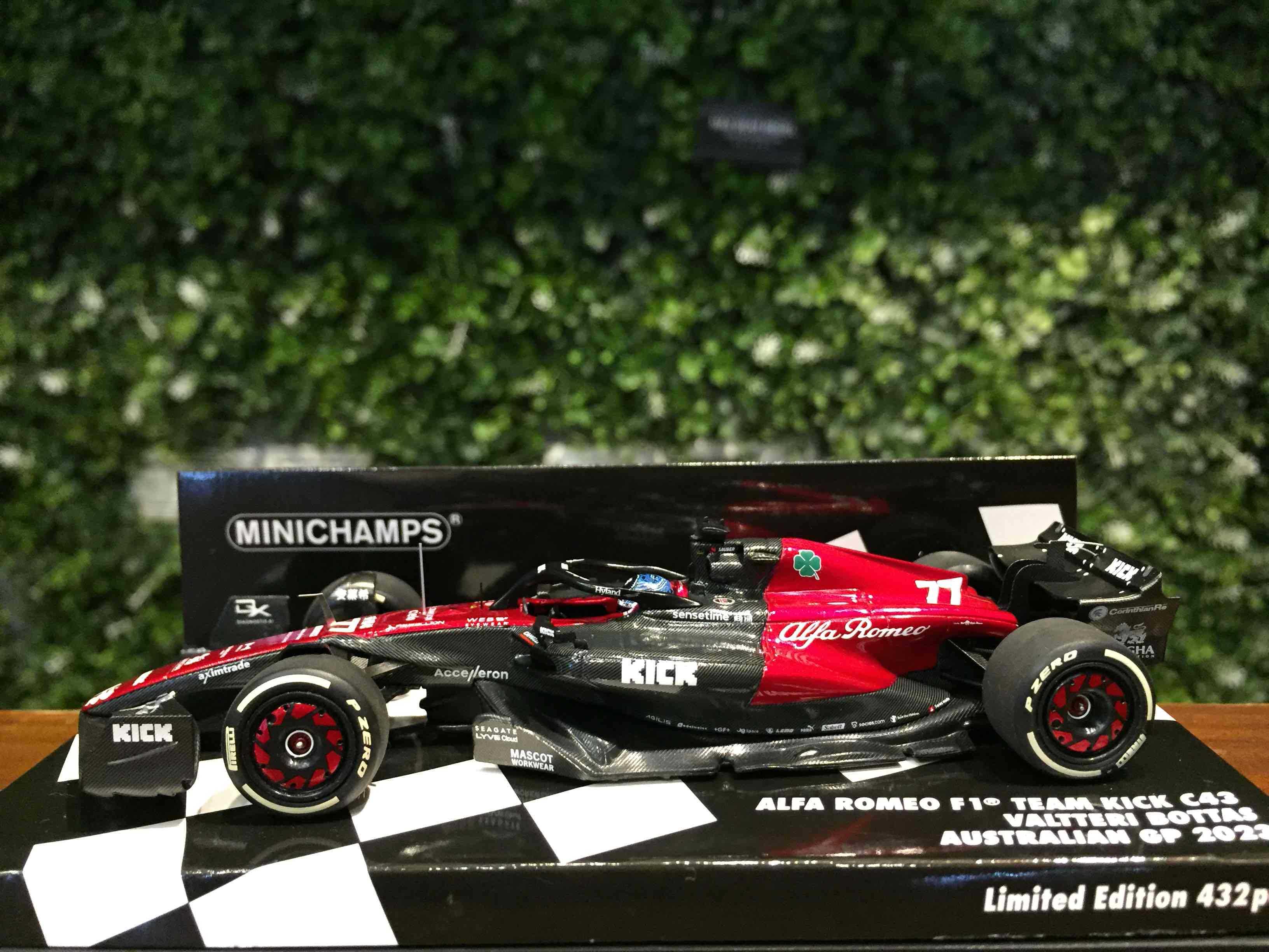 1/43 Minichamps Alfa Romeo C43 ValtteriBottas 417230177【MGM】